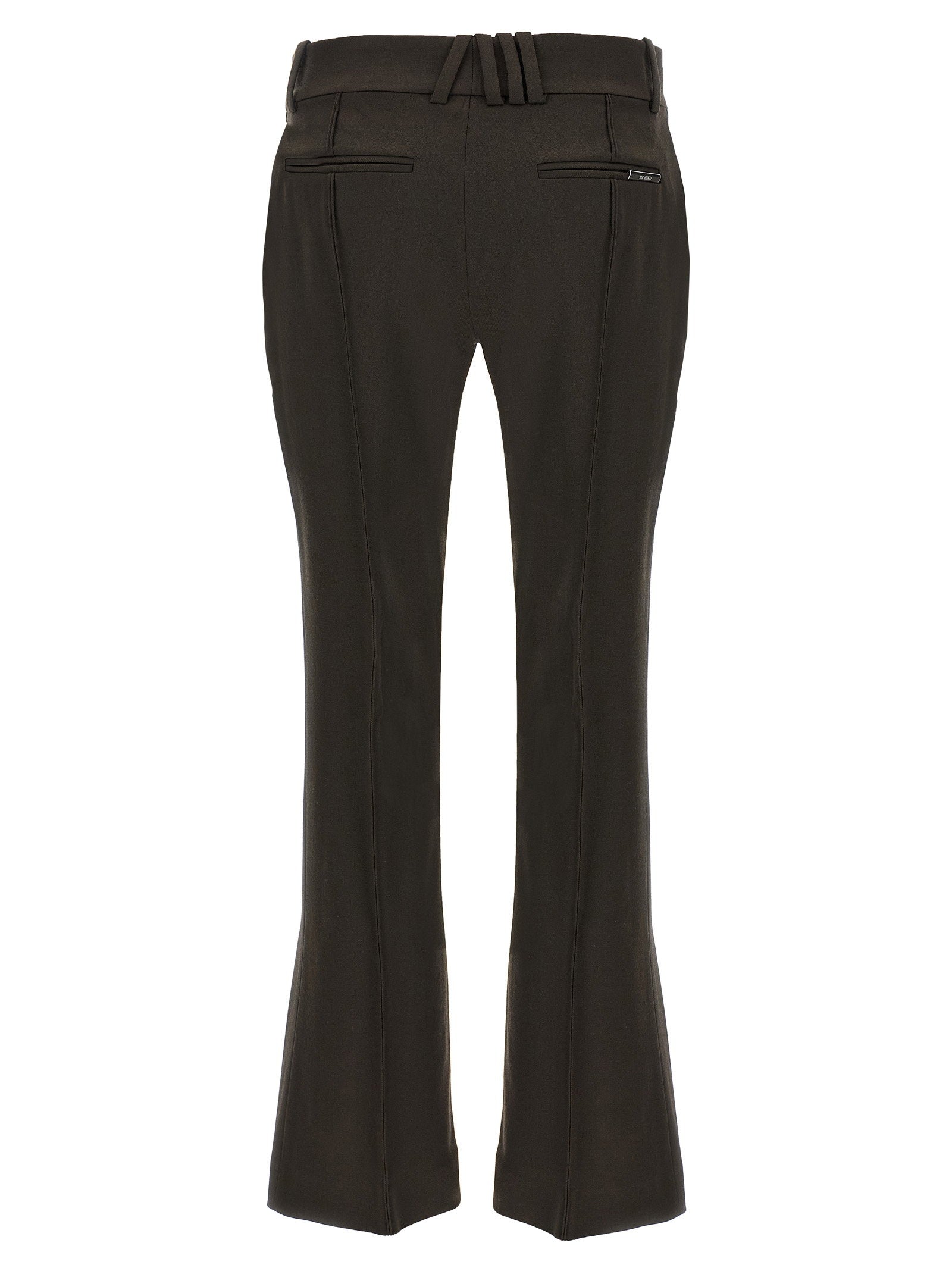 The Attico Flared Pants Brown