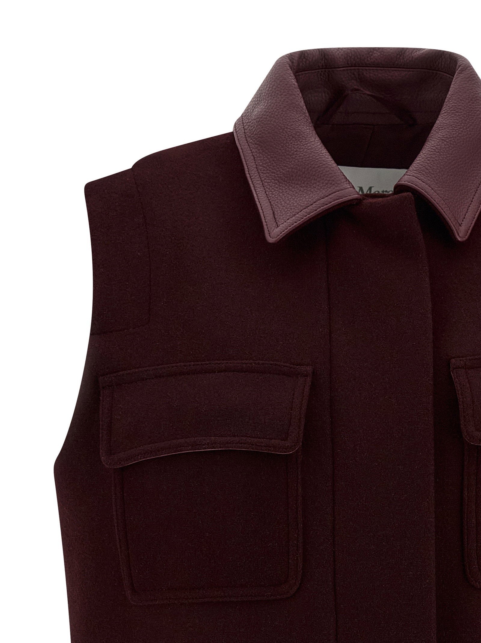 Max Mara Aeroso1234 Vest Bordeaux