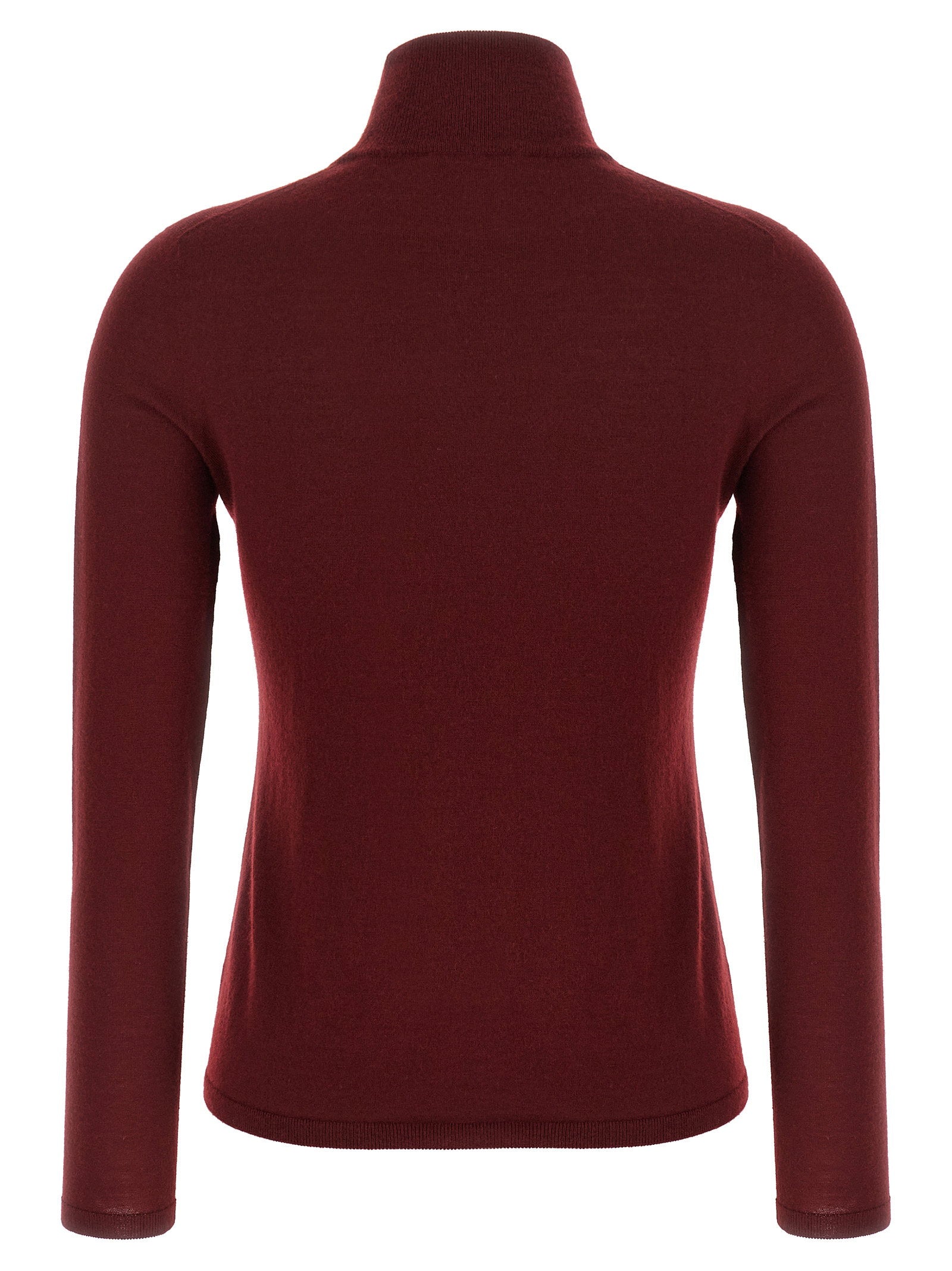 Max Mara Meana Turtleneck Sweater Bordeaux