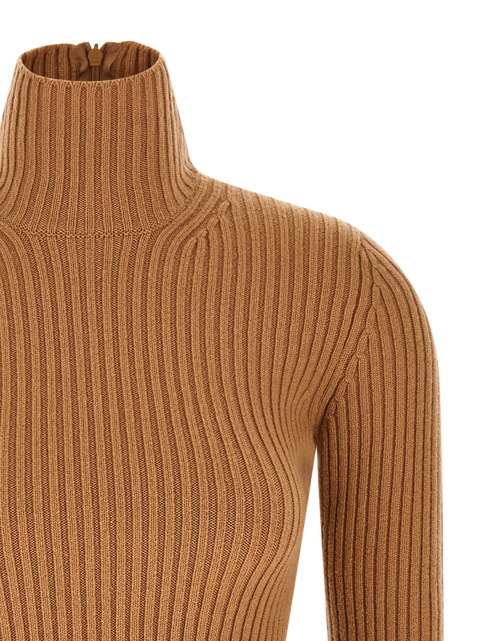 Max Mara Aral1234 Turtleneck Sweater Beige