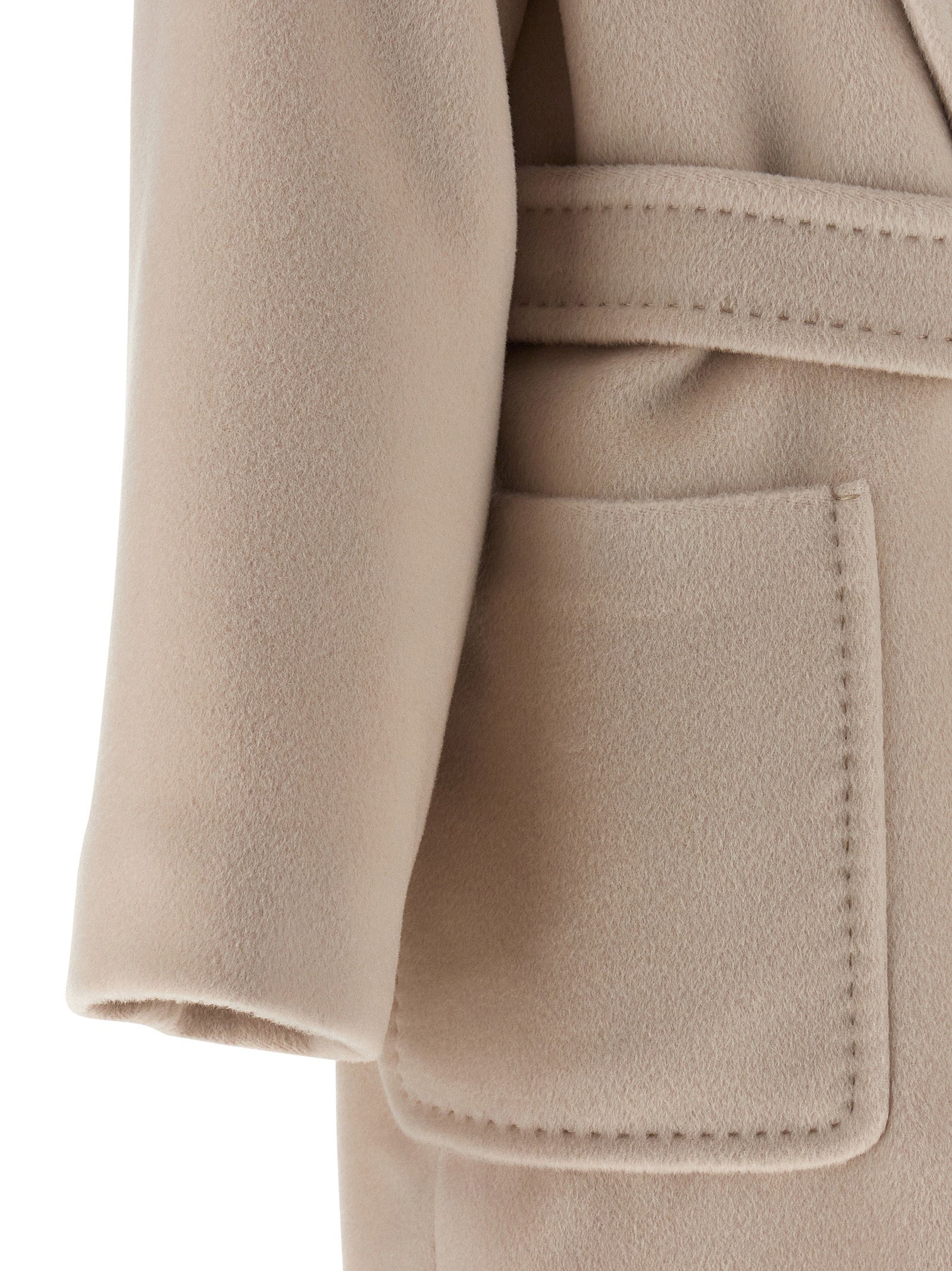 Max Mara Studio Cloruro Coat Beige