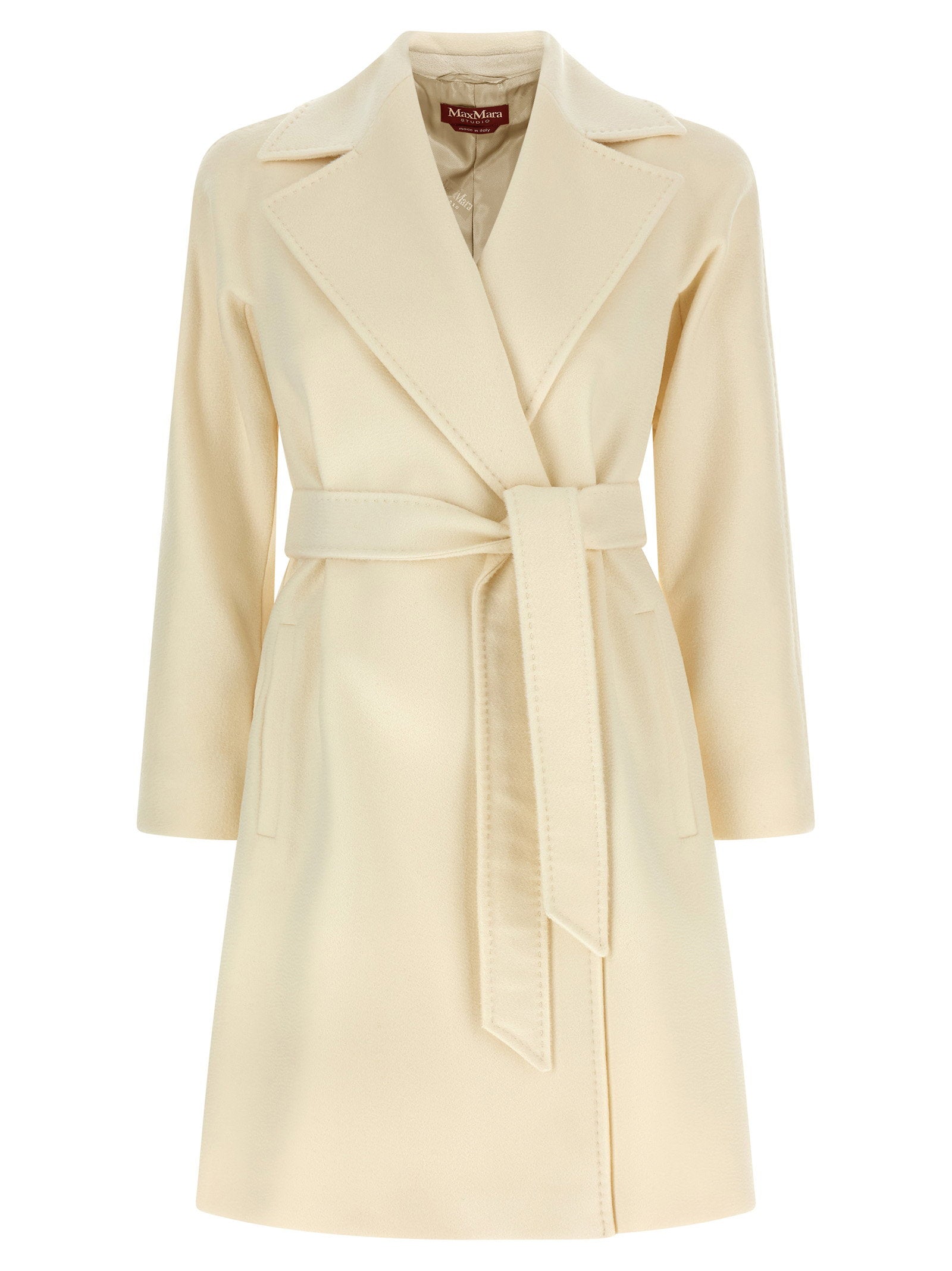 Max Mara Studio Dravenna Coat White