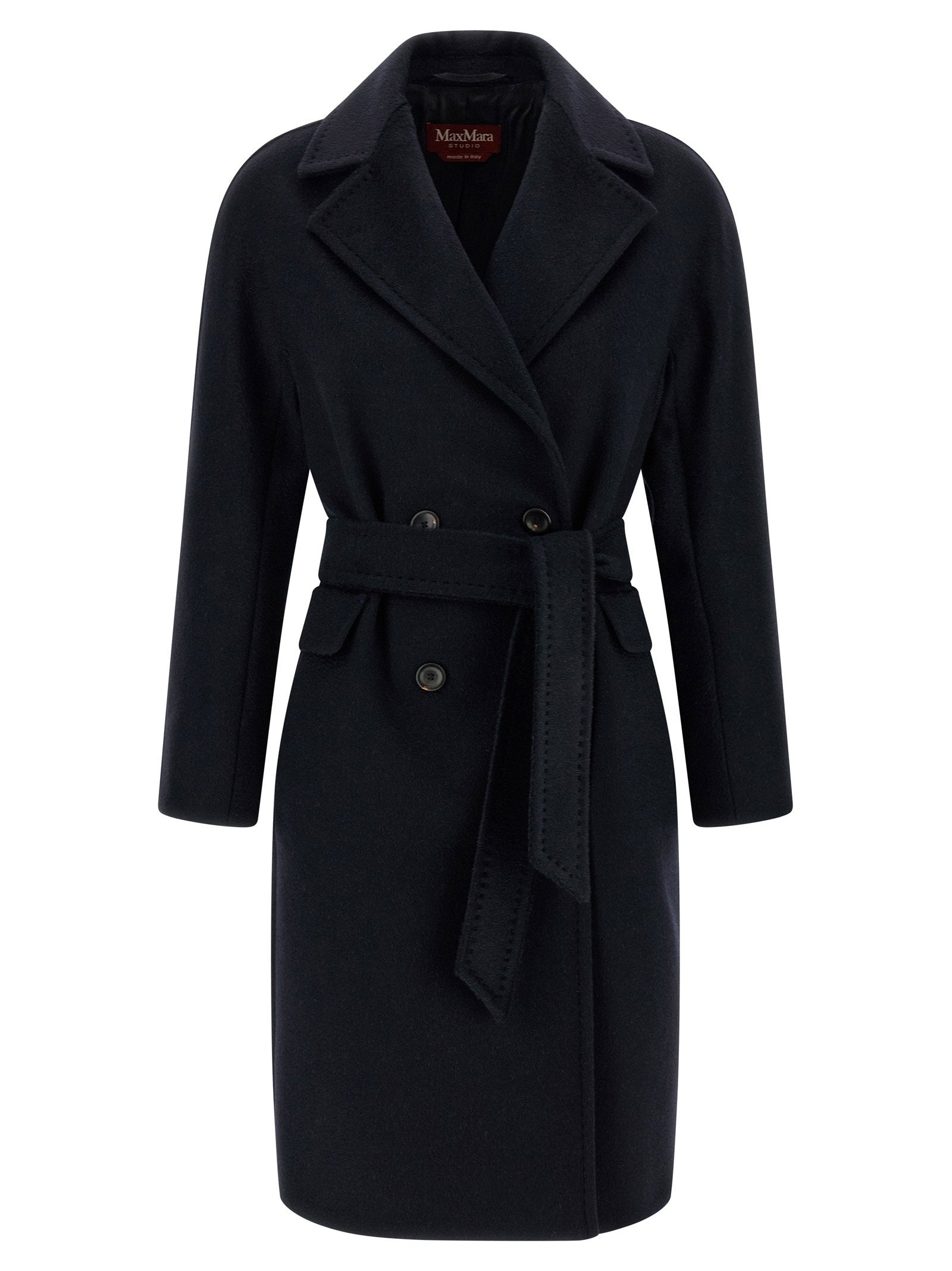 Max Mara Studio Panteon Coat Blue