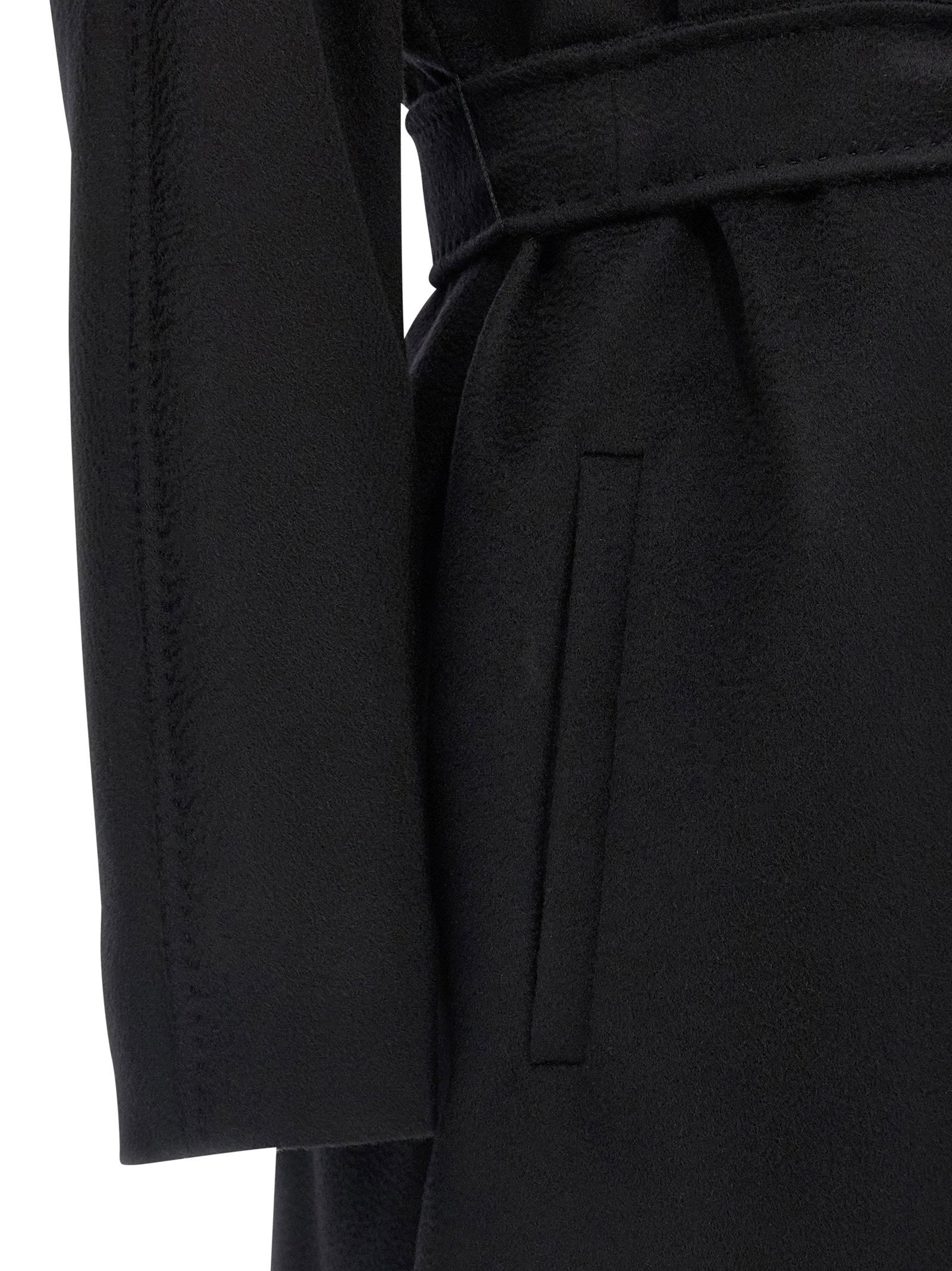Max Mara Studio Dravenna Coat Black