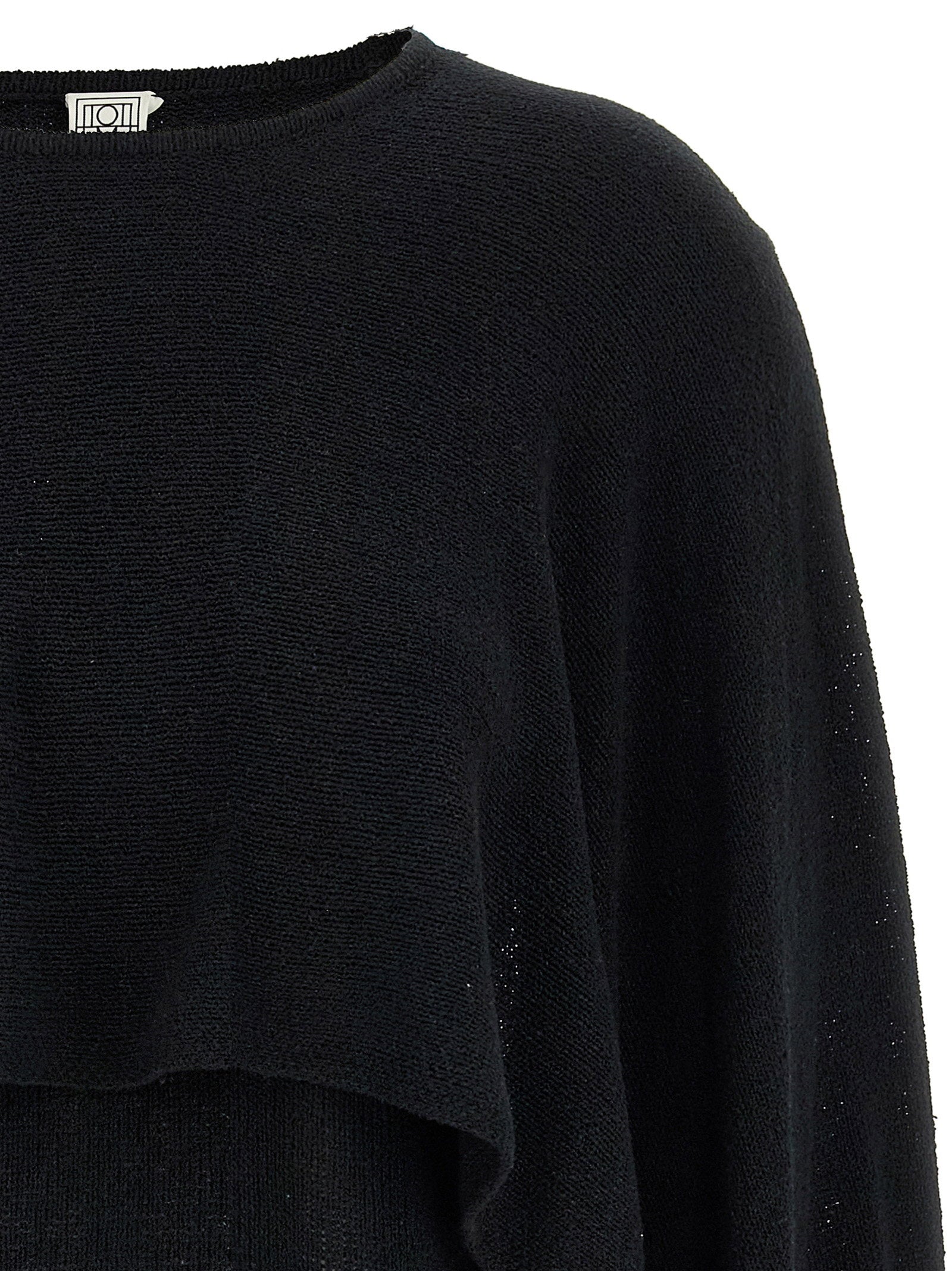 Toteme Cape Sweater Black