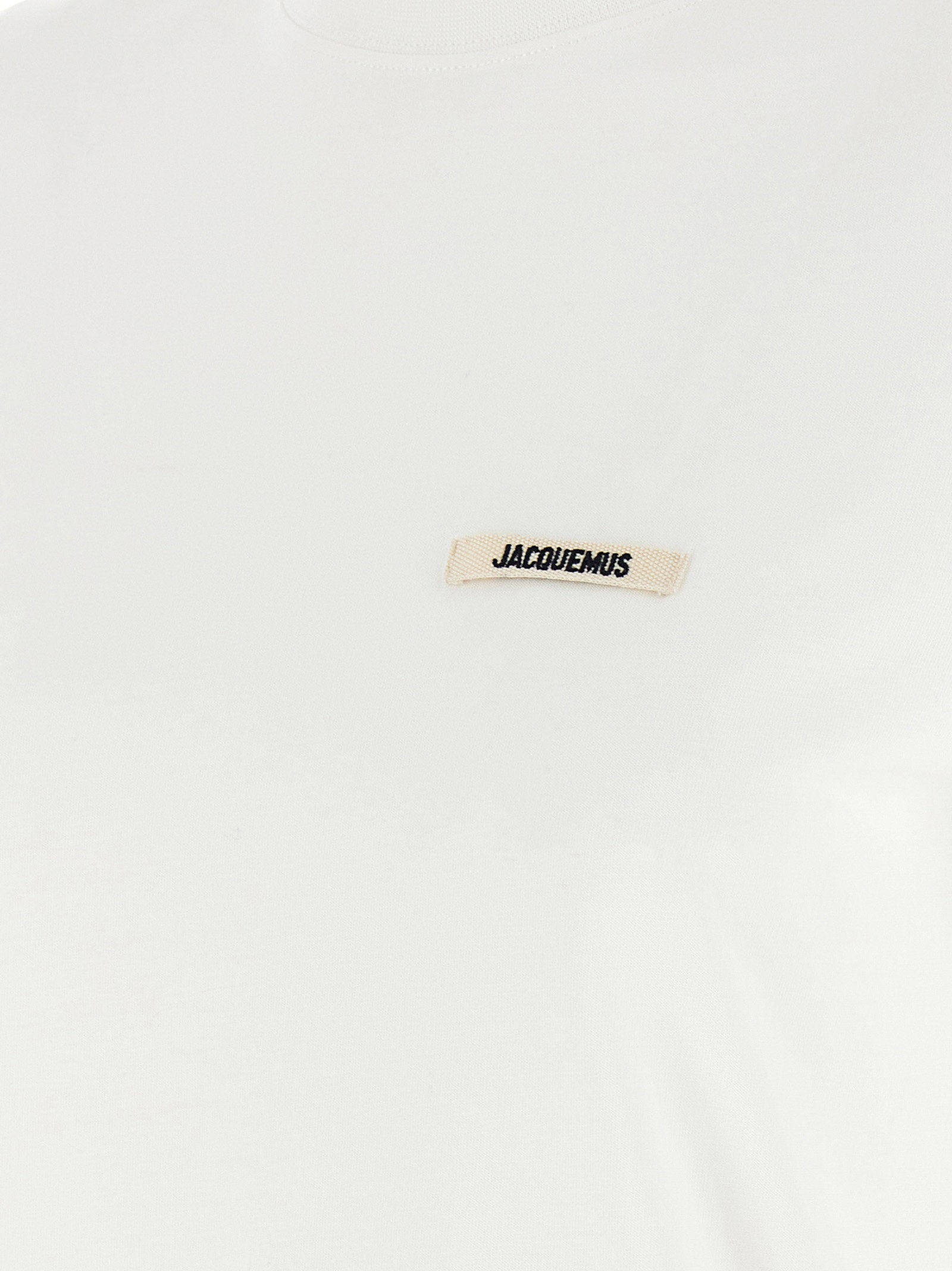 Jacquemus Le T-shirt Gros-grain T-shirt White