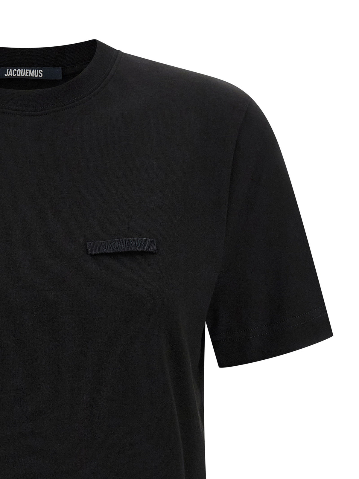 Jacquemus Le T-shirt Gros-grain T-shirt Black