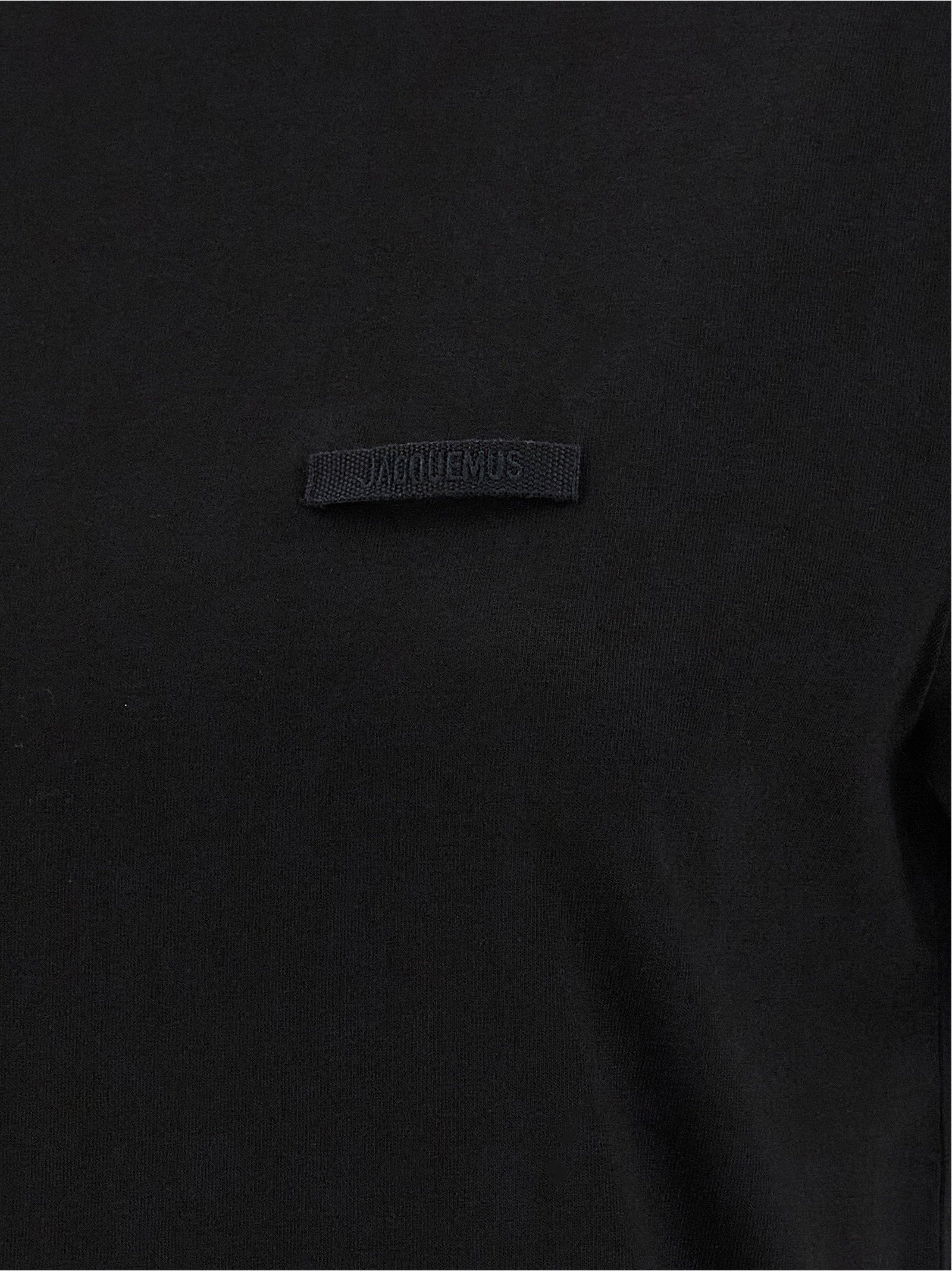 Jacquemus Le T-shirt Gros-grain T-shirt Black