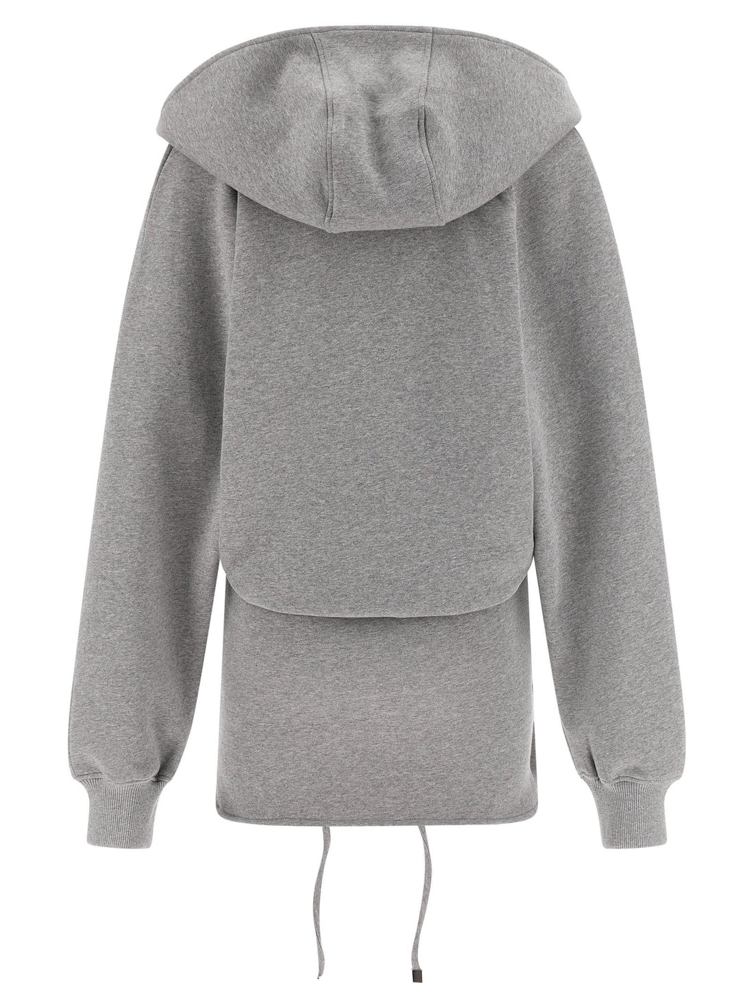 The Attico Hooded Dress Gray
