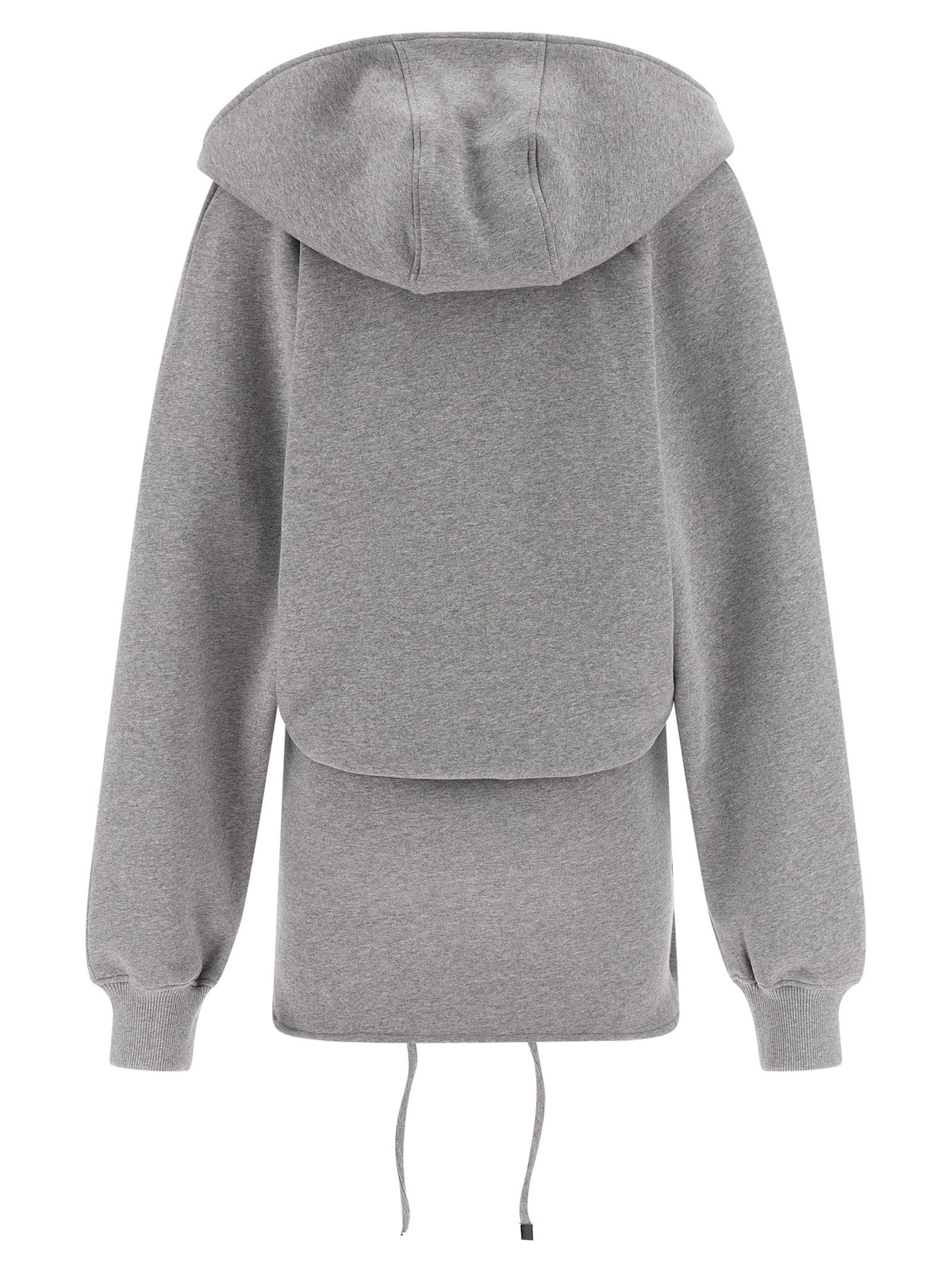 The Attico Hooded Dress Gray