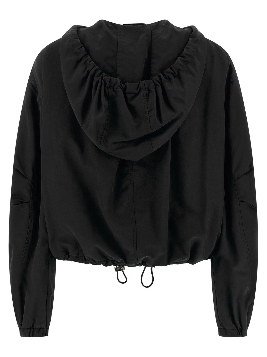 The Attico Hooded Bomber Jacket Black