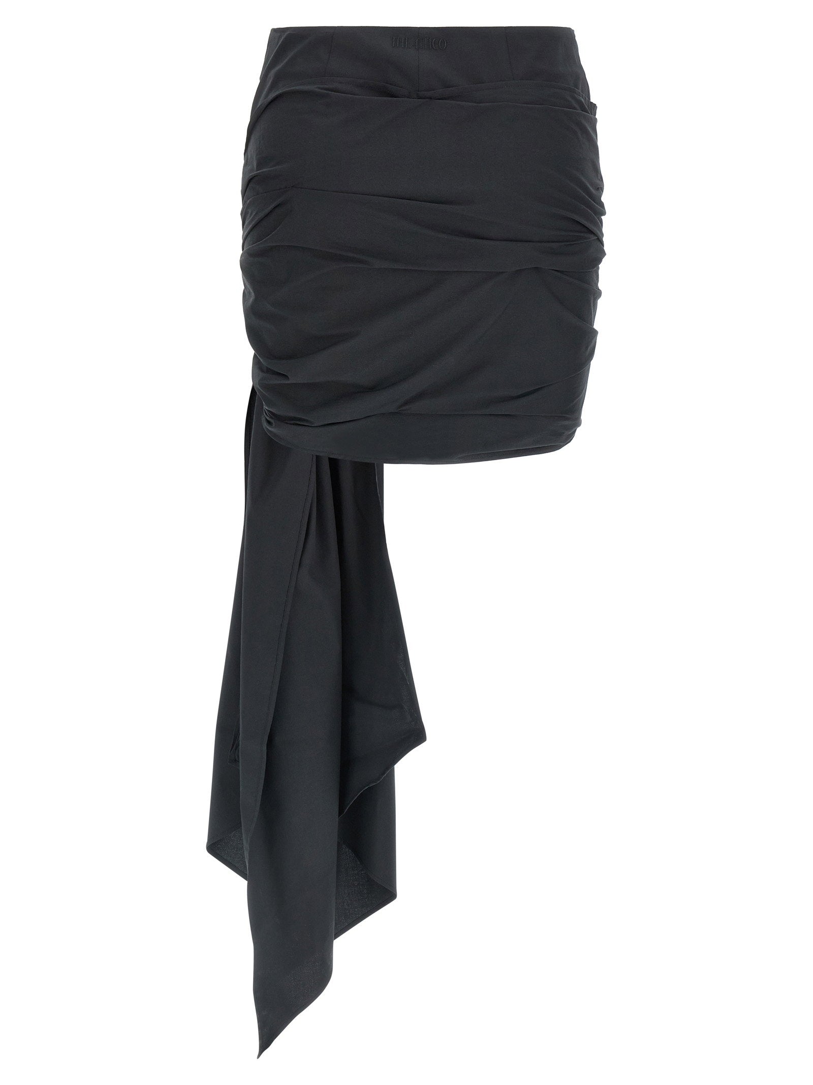 The Attico -bow Skirt Black