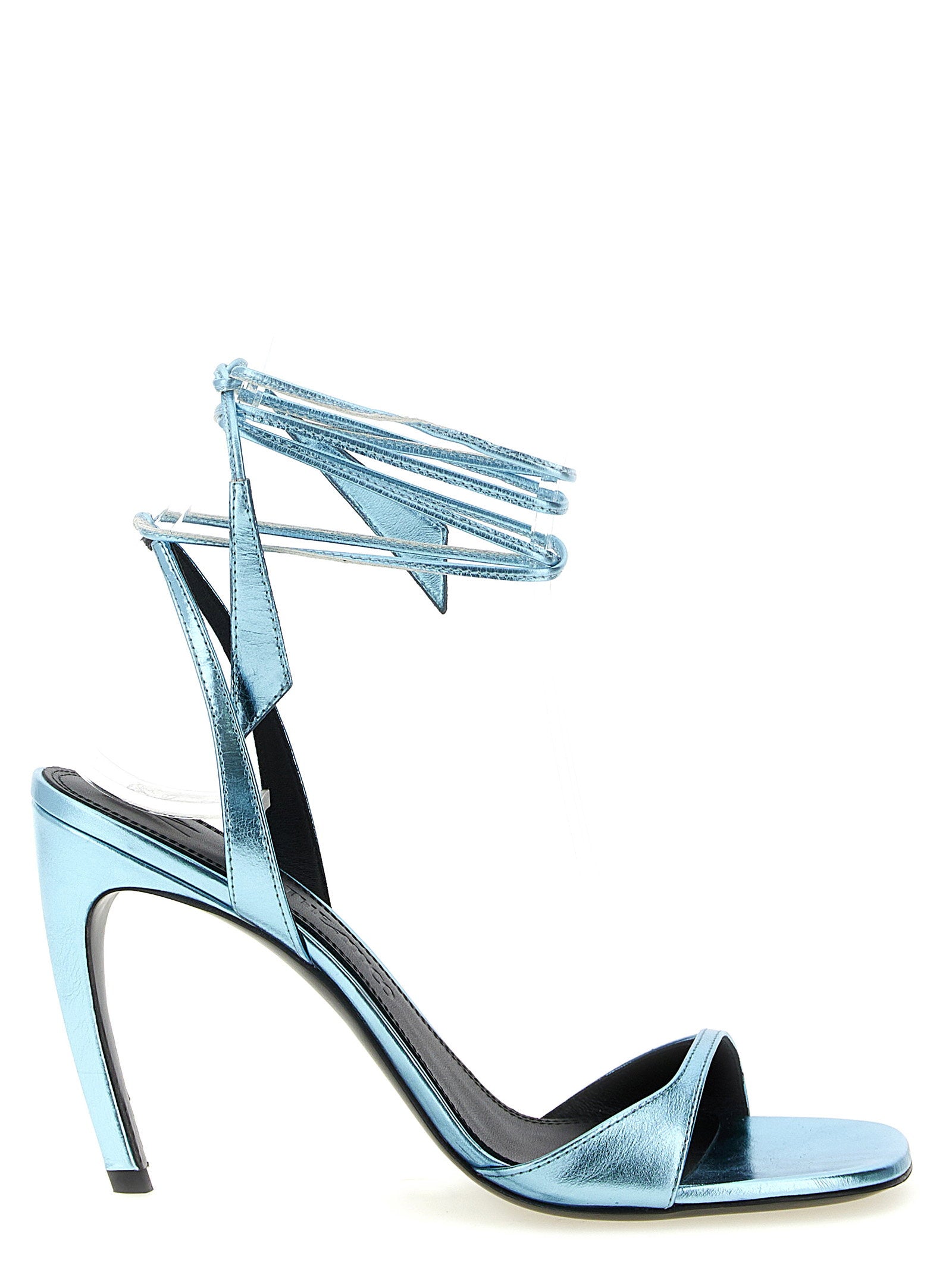 The Attico Ora Sandals Light blue