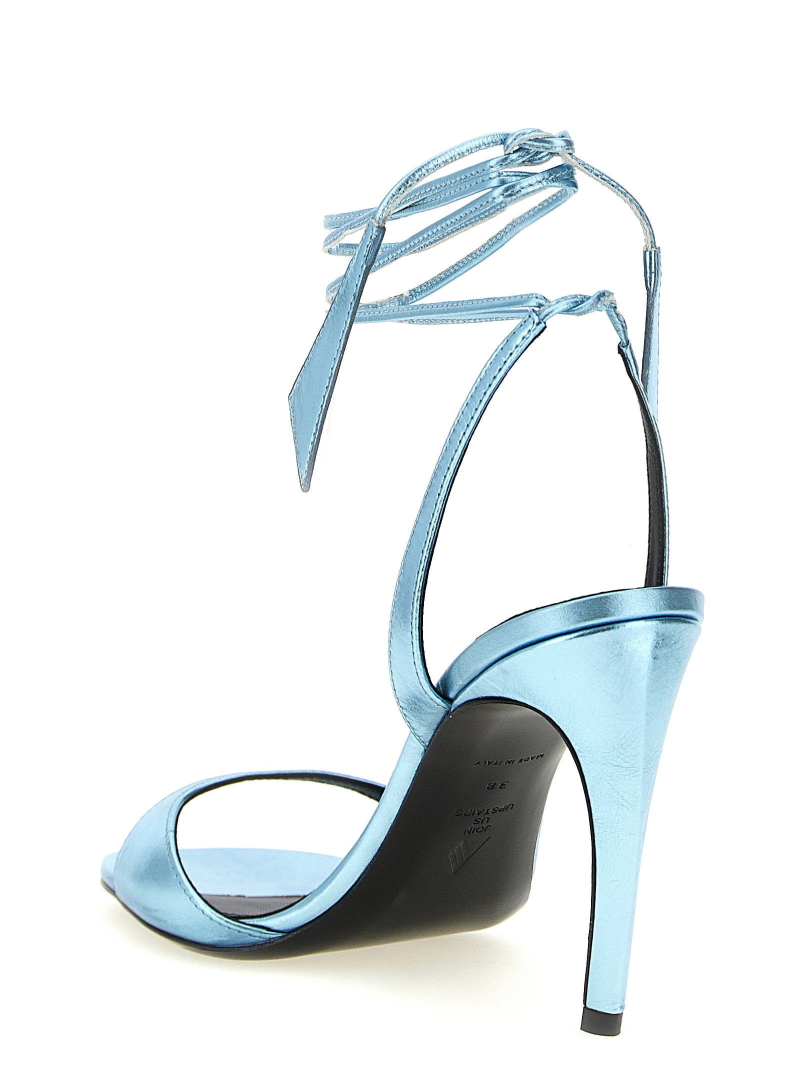 The Attico Ora Sandals Light blue