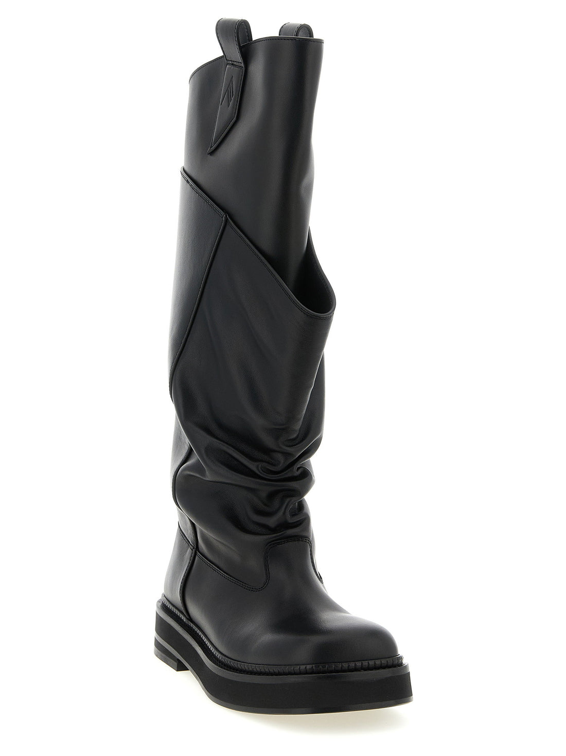 The Attico Robin Passeggiata Combat Boots Black