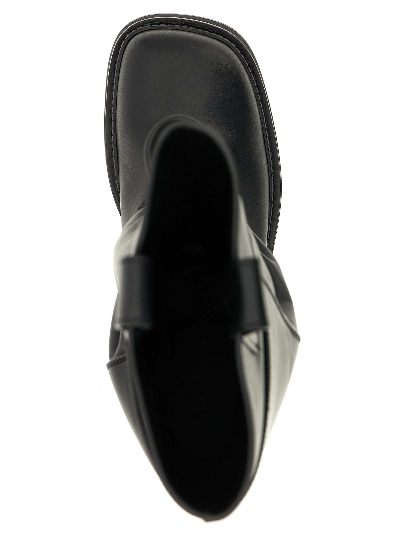 The Attico Robin Passeggiata Combat Boots Black