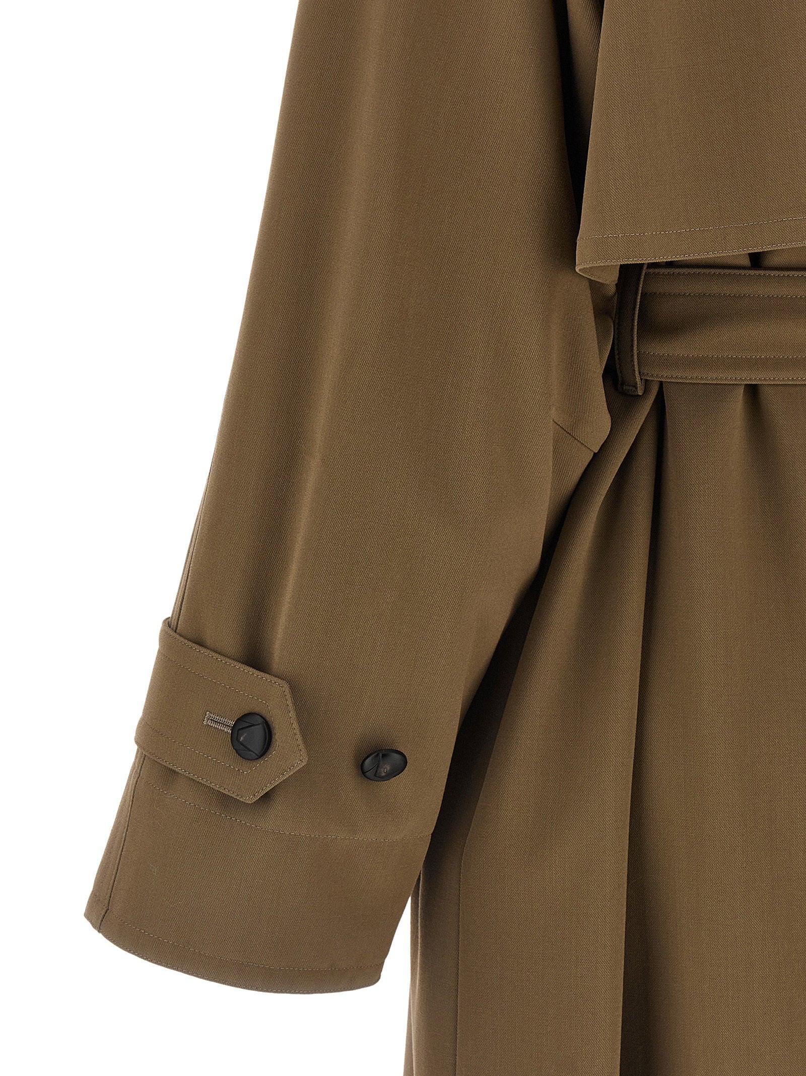 Max Mara Mxmcerto Trench Coat Brown