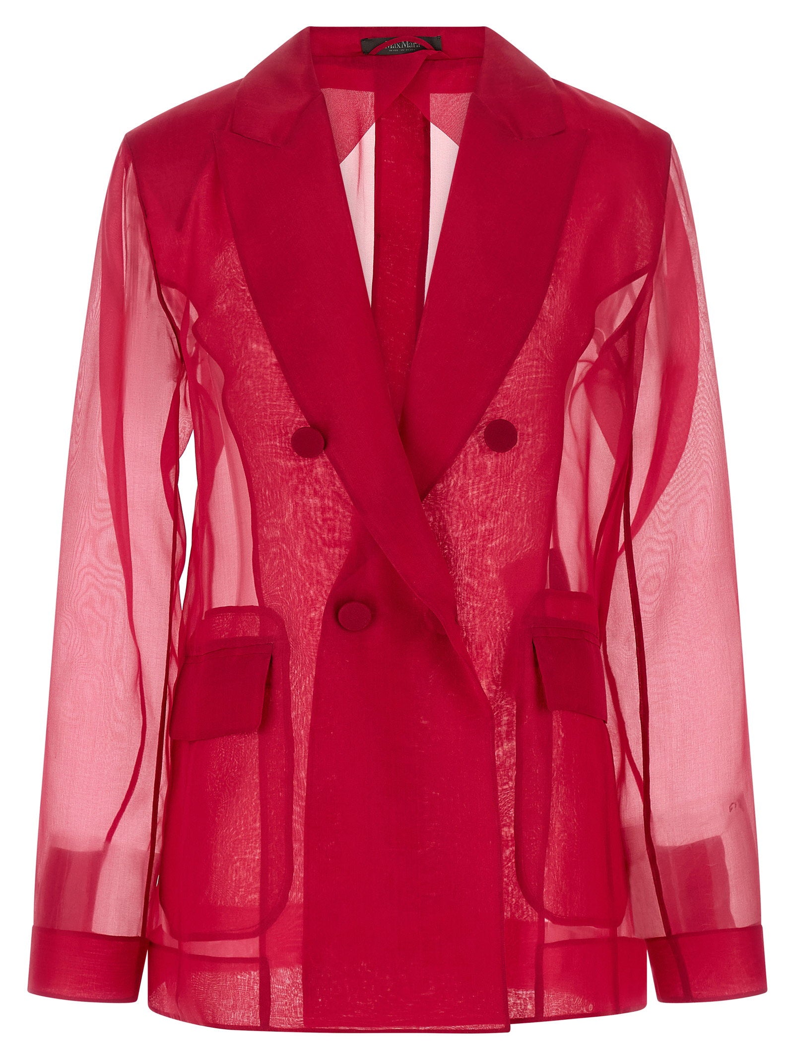 Max Mara Mxeslogan Blazer Fuchsia