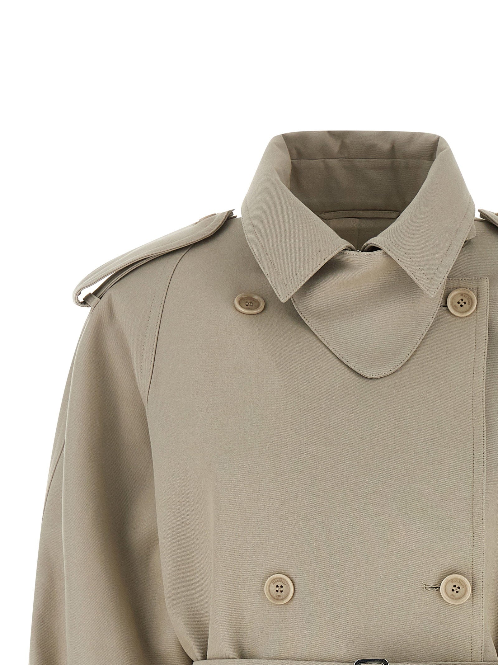 Max Mara Mxscacio Trench Coat Beige