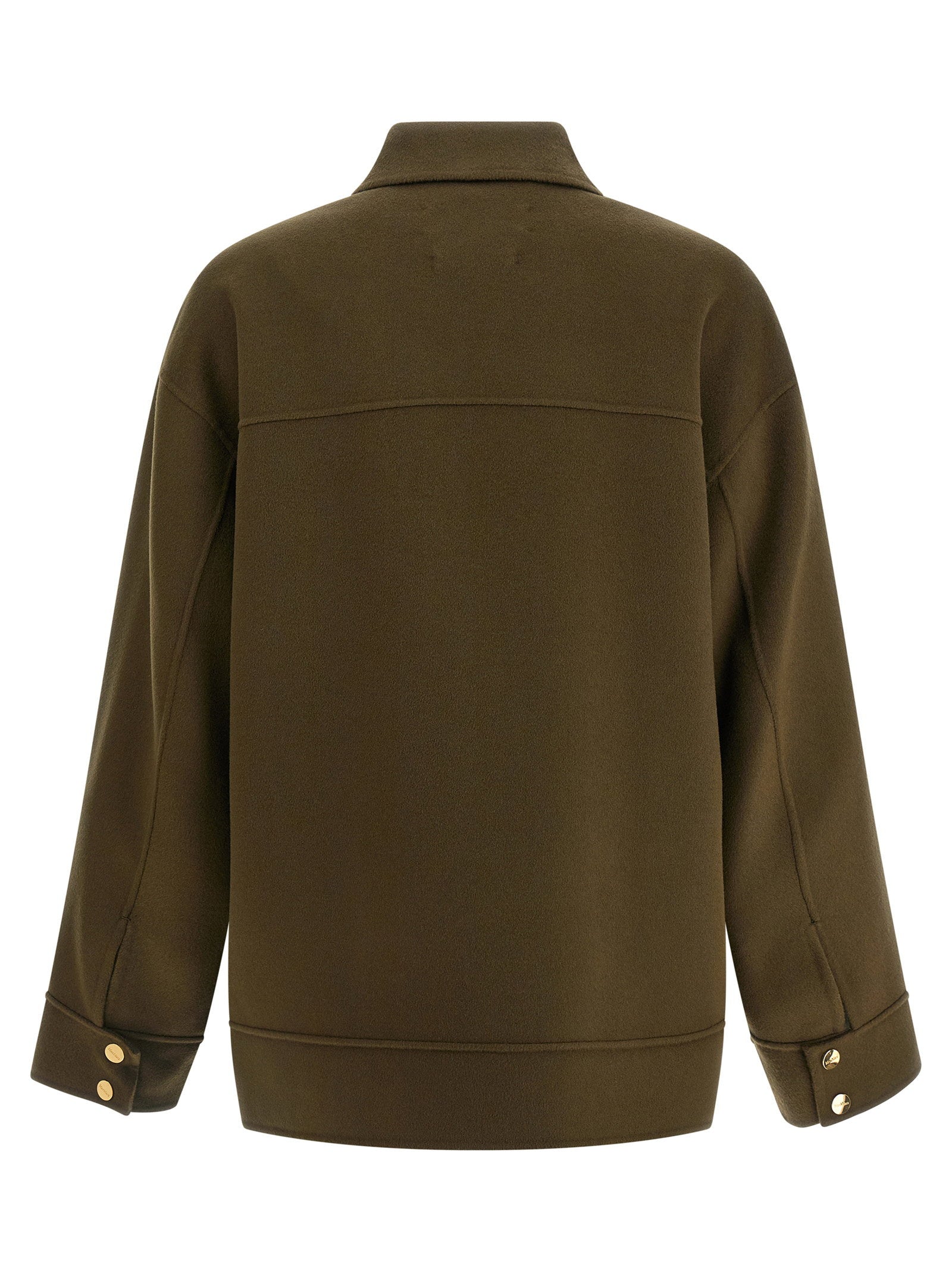 Max Mara Studio Mstdisco Padded Coat Green