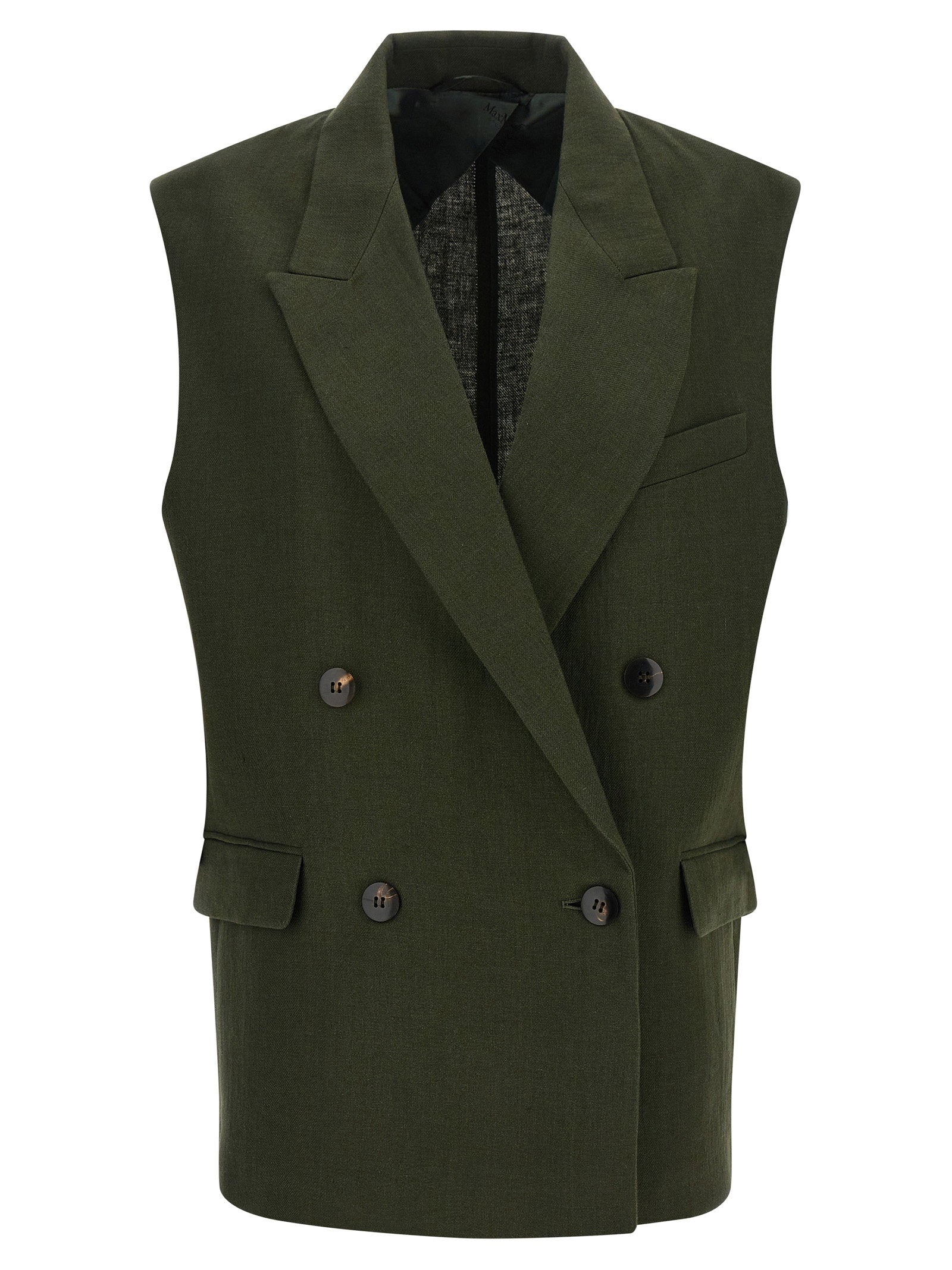 Max Mara Studio Mstaia Vest Green