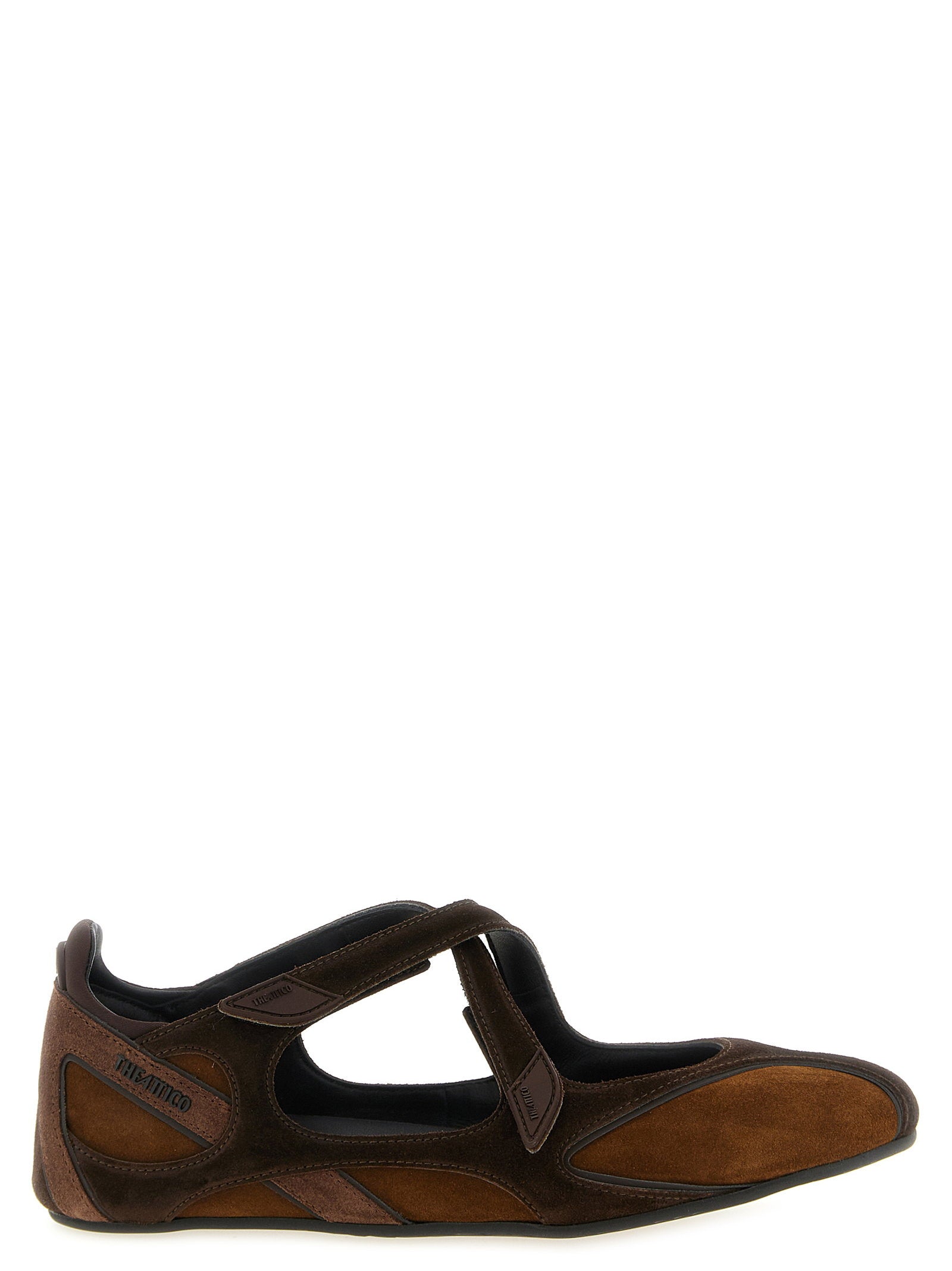 The Attico Floor 01 Ballet Flats Brown
