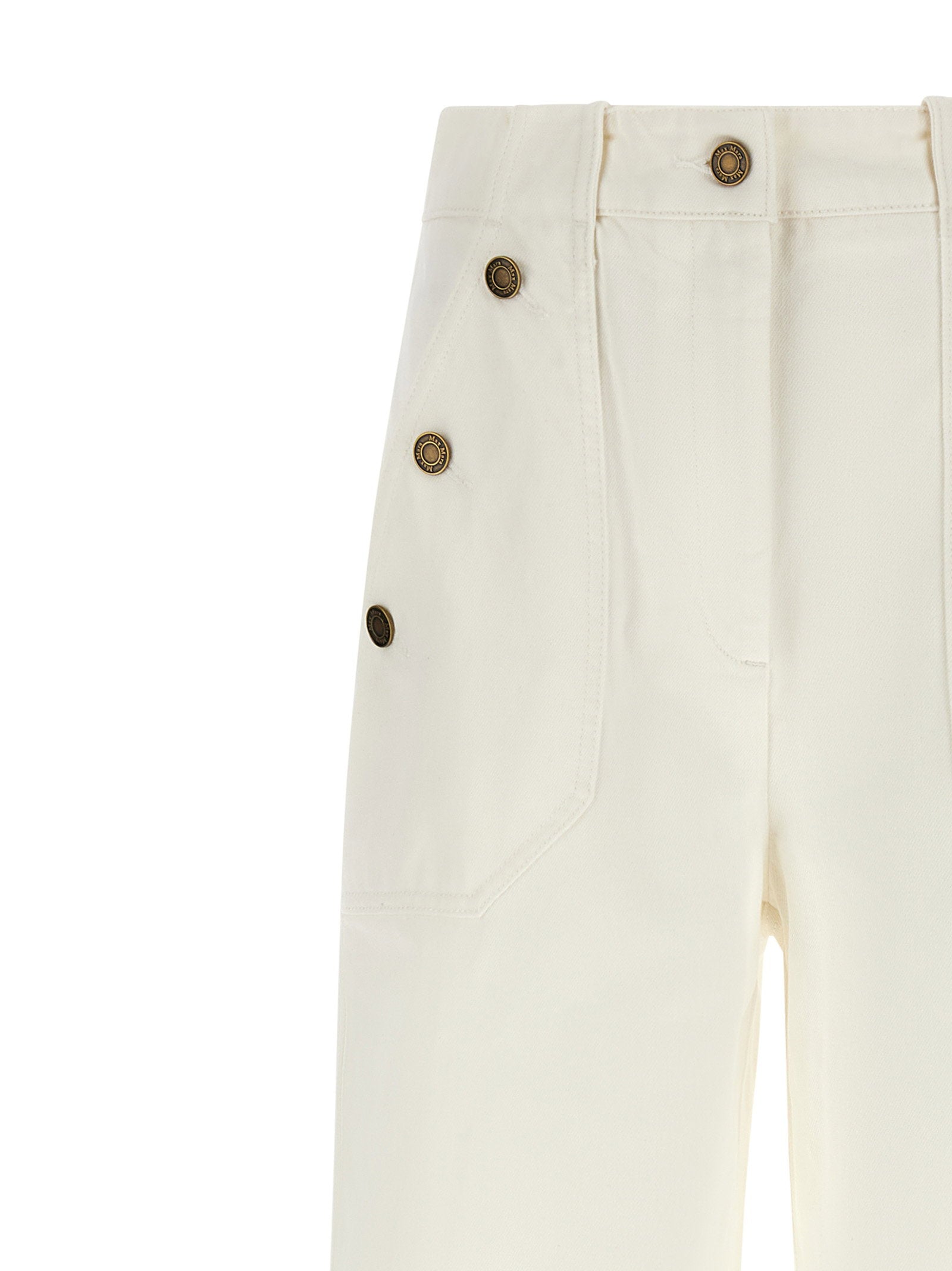 Max Mara Mxmbadesse Pants White