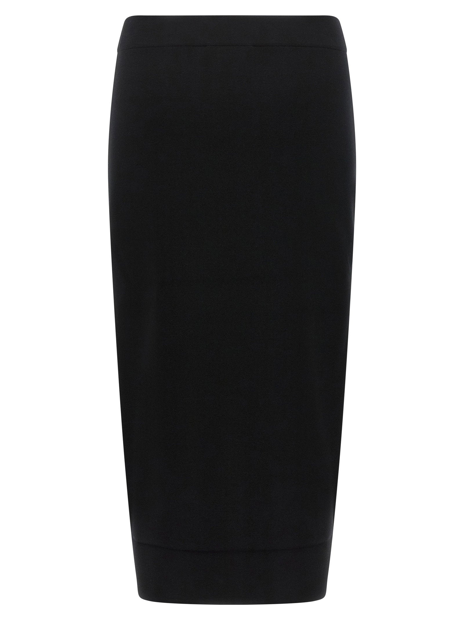 Max Mara Gamma Knit Sheath Skirt Black