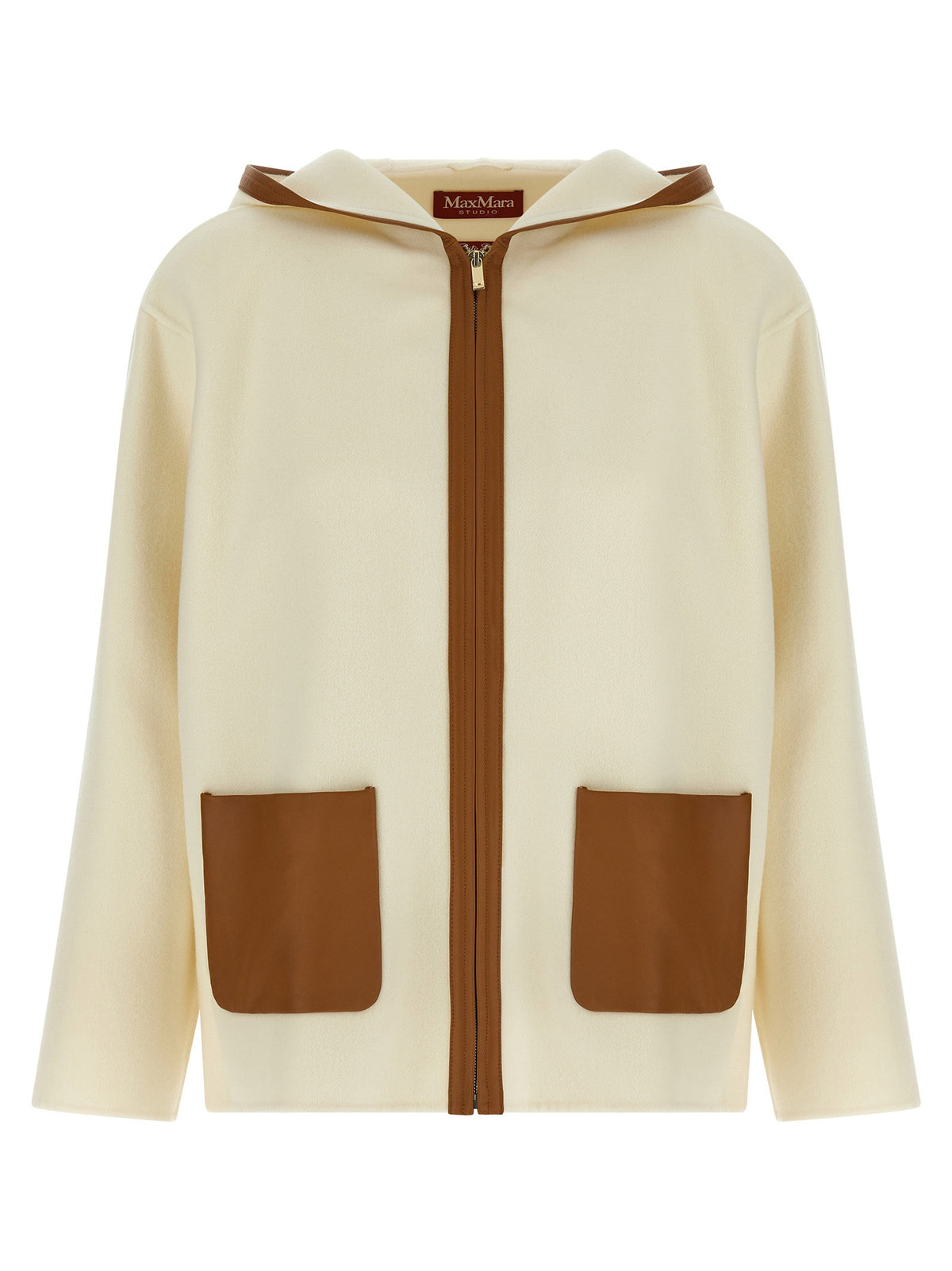 Max Mara Studio Mstcomica Coat White