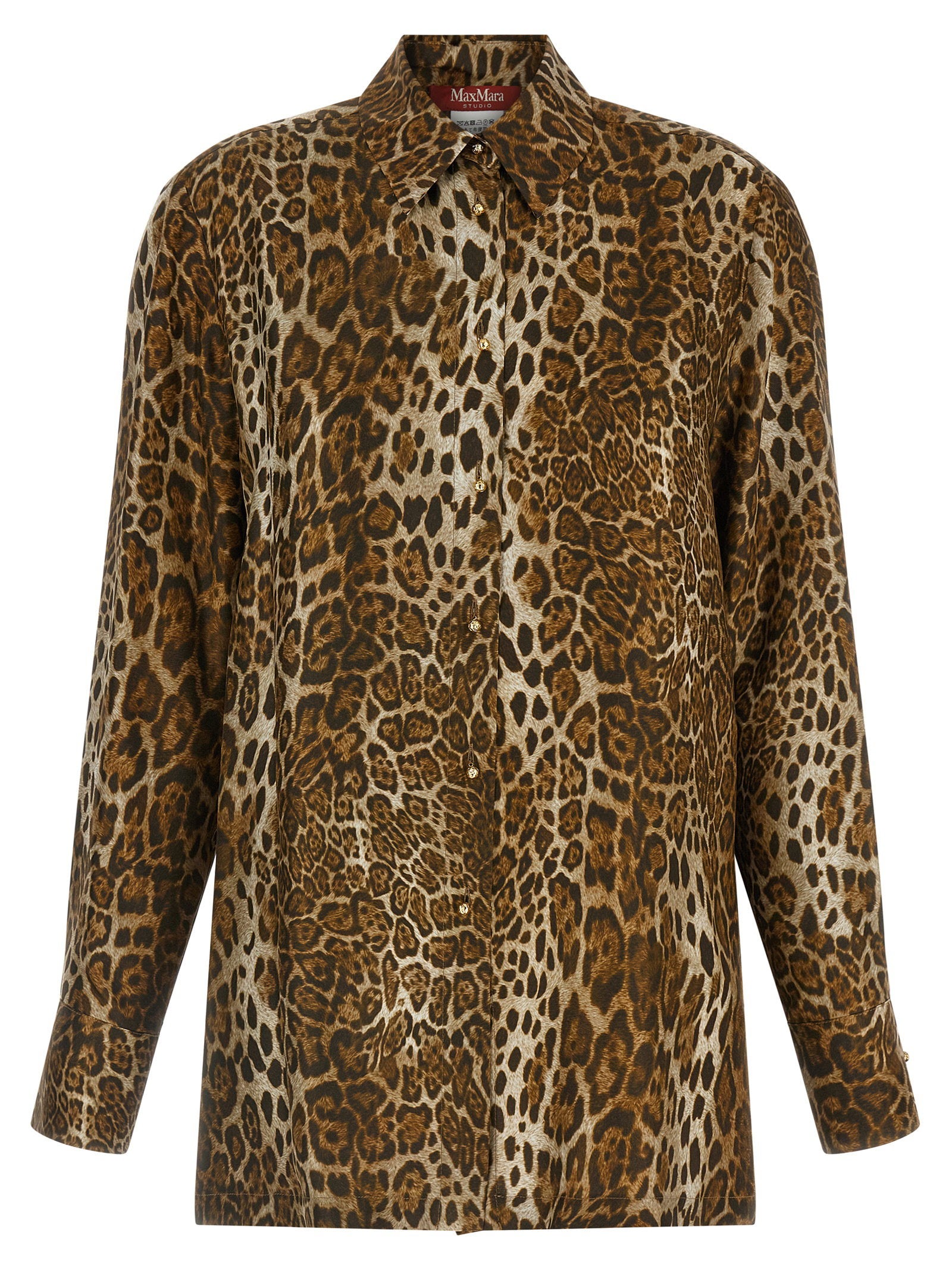 Max Mara Studio Mstaffari Shirt Brown