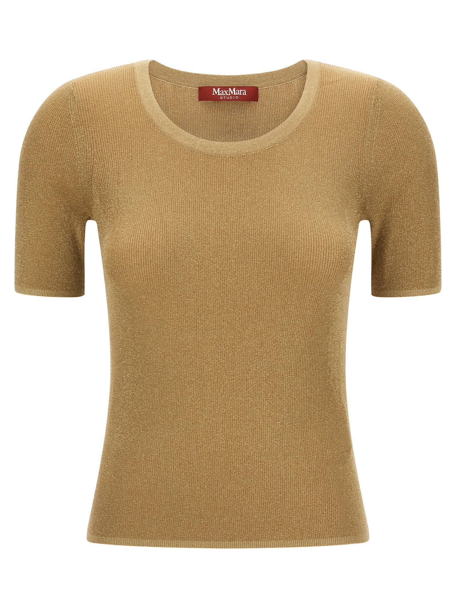 Max Mara Studio Mstsequoia T-shirt Gold