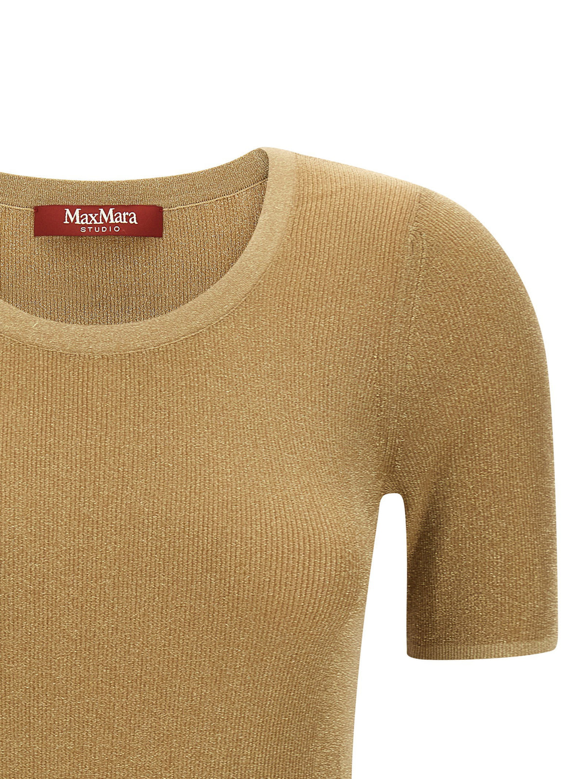 Max Mara Studio Mstsequoia T-shirt Gold