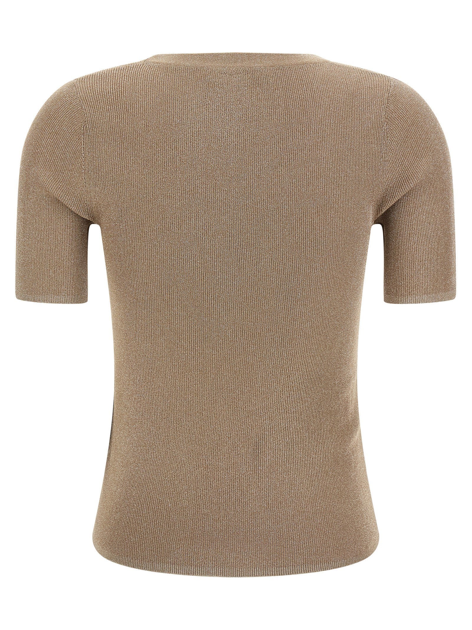 Max Mara Studio Mstsequoia T-shirt Beige