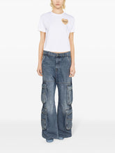 Dsquared2 Heart Motif Cotton Jersey T-shirt White