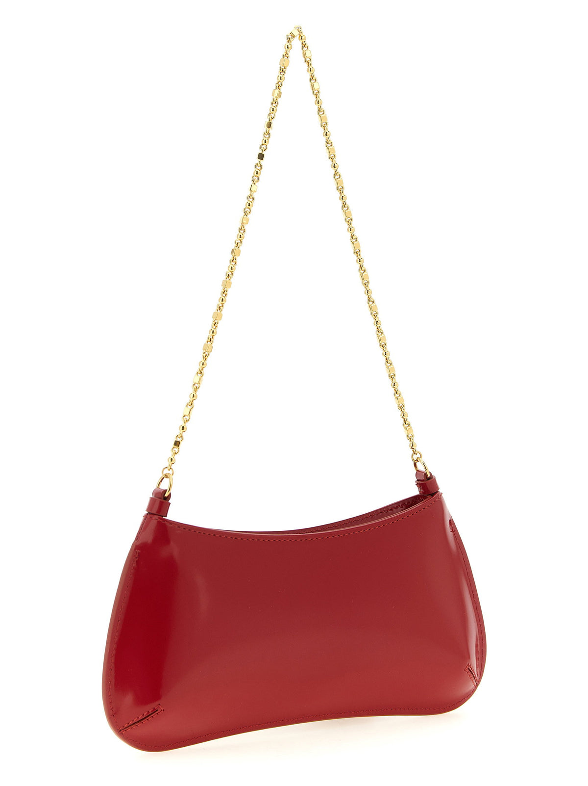 Jacquemus Le Petit Bisou Chaîne Shoulder Bag Red