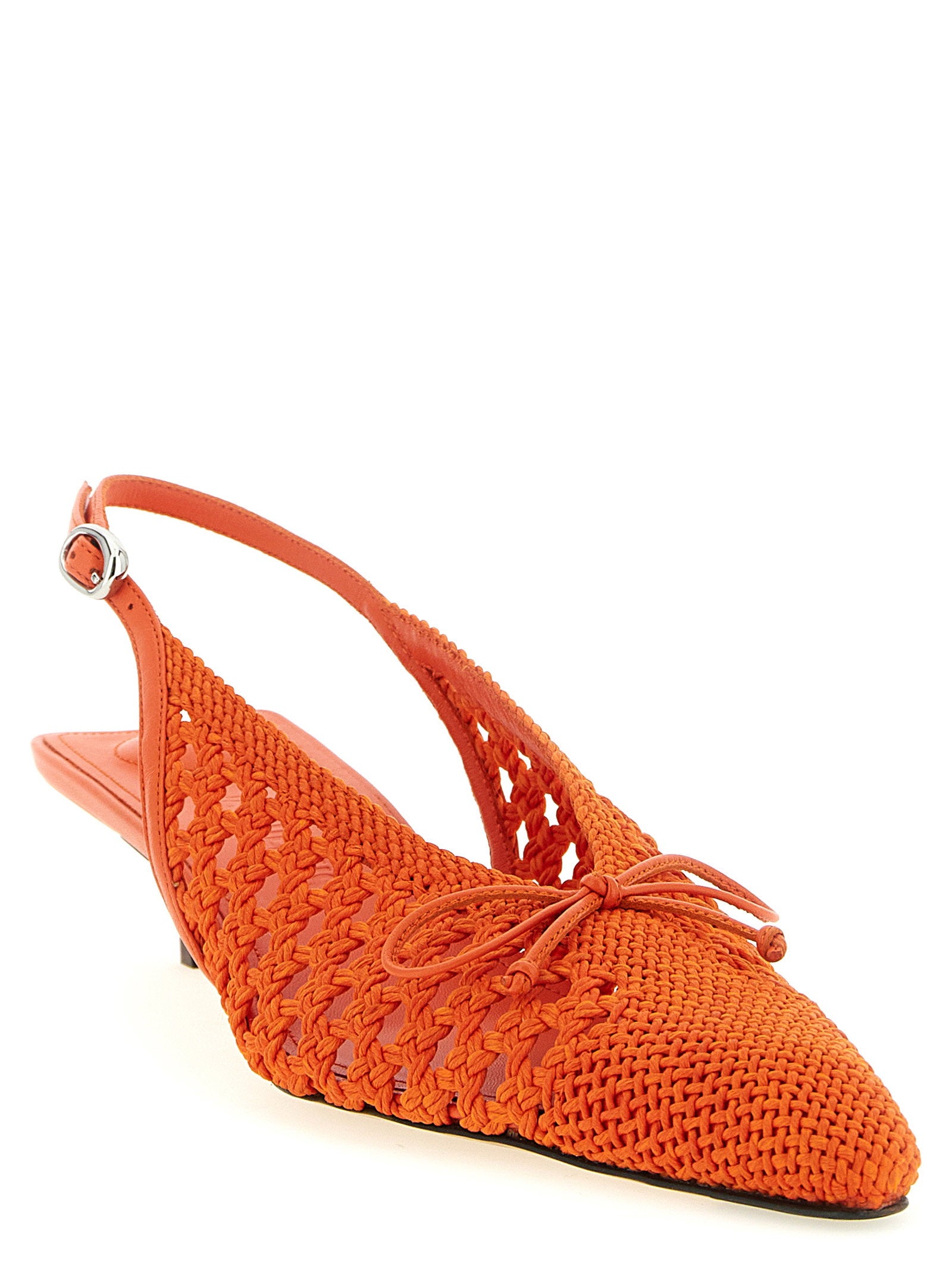Jacquemus Les Slingbacks Cubisto B Slingback Orange
