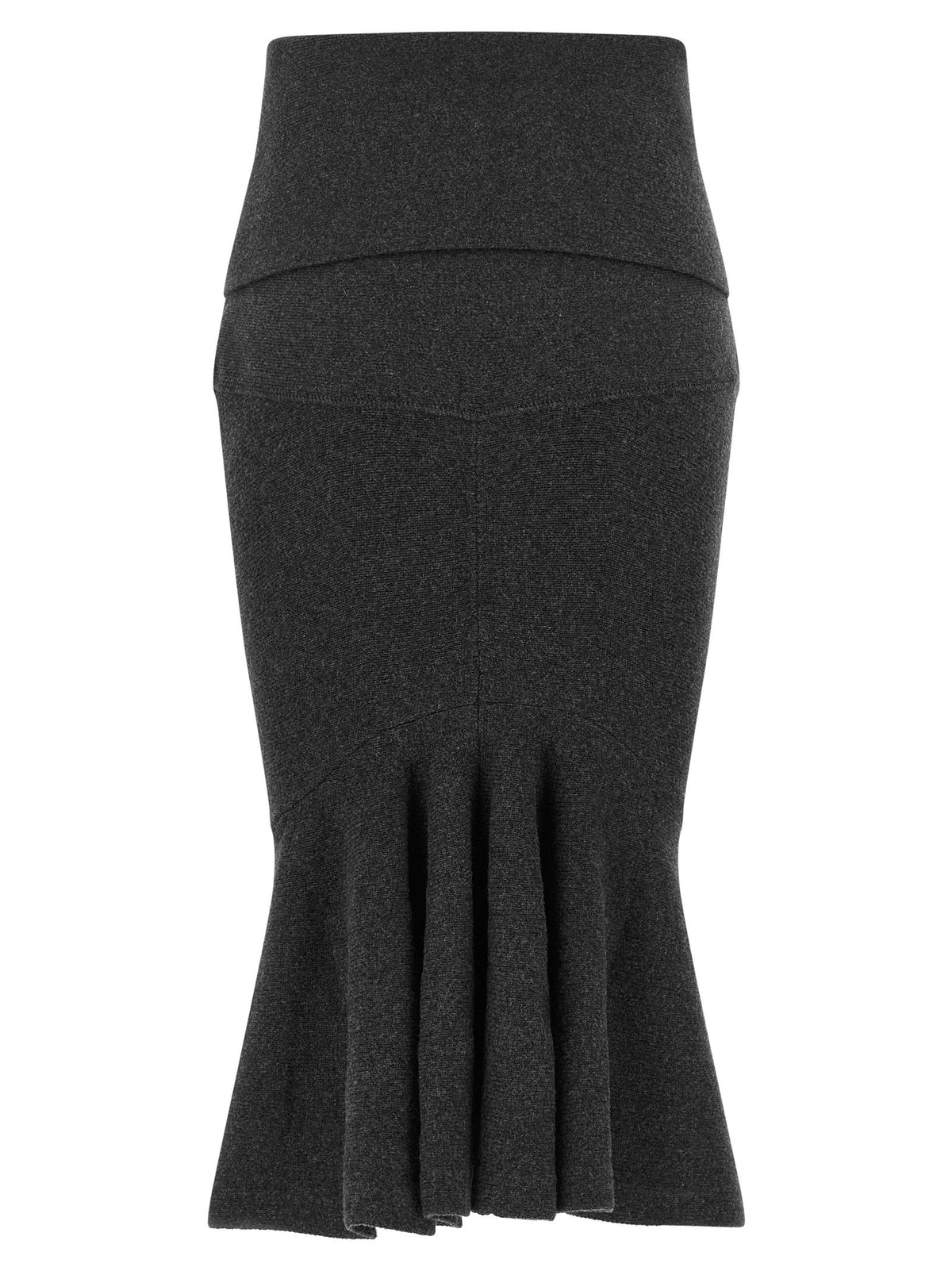 Jacquemus La Jupe Fiocco Skirt Gray