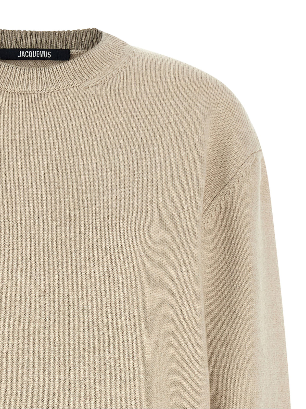 Jacquemus La Maille Moulin Sweater Beige