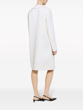 Dolce & Gabbana Single-Breasted Tweed Coat White