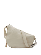 Burberry Small Knight Leather Shoulder Bag White
