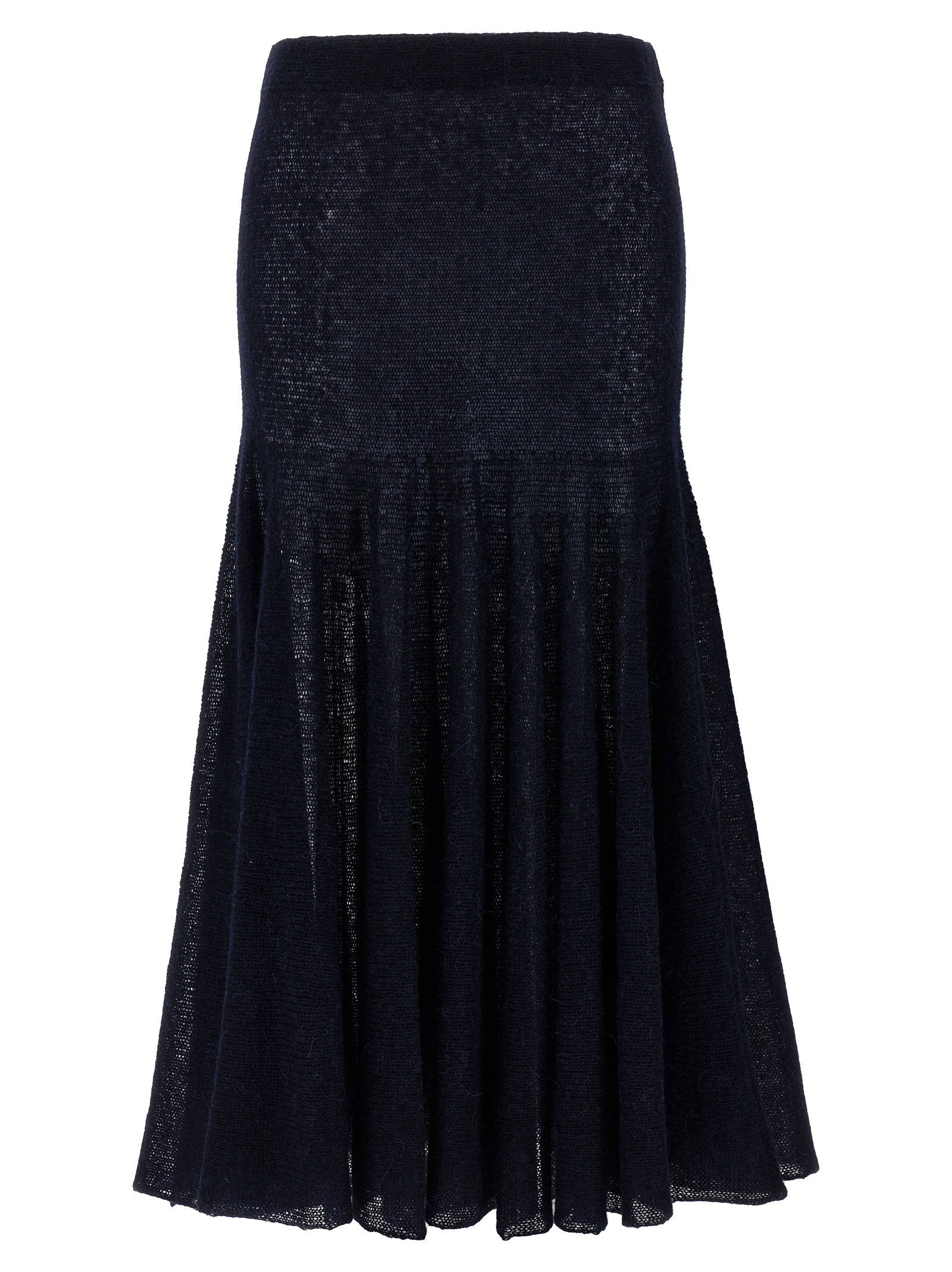 Magda Butrym Pf25 Knitwear 16 Skirt Skirt Blue