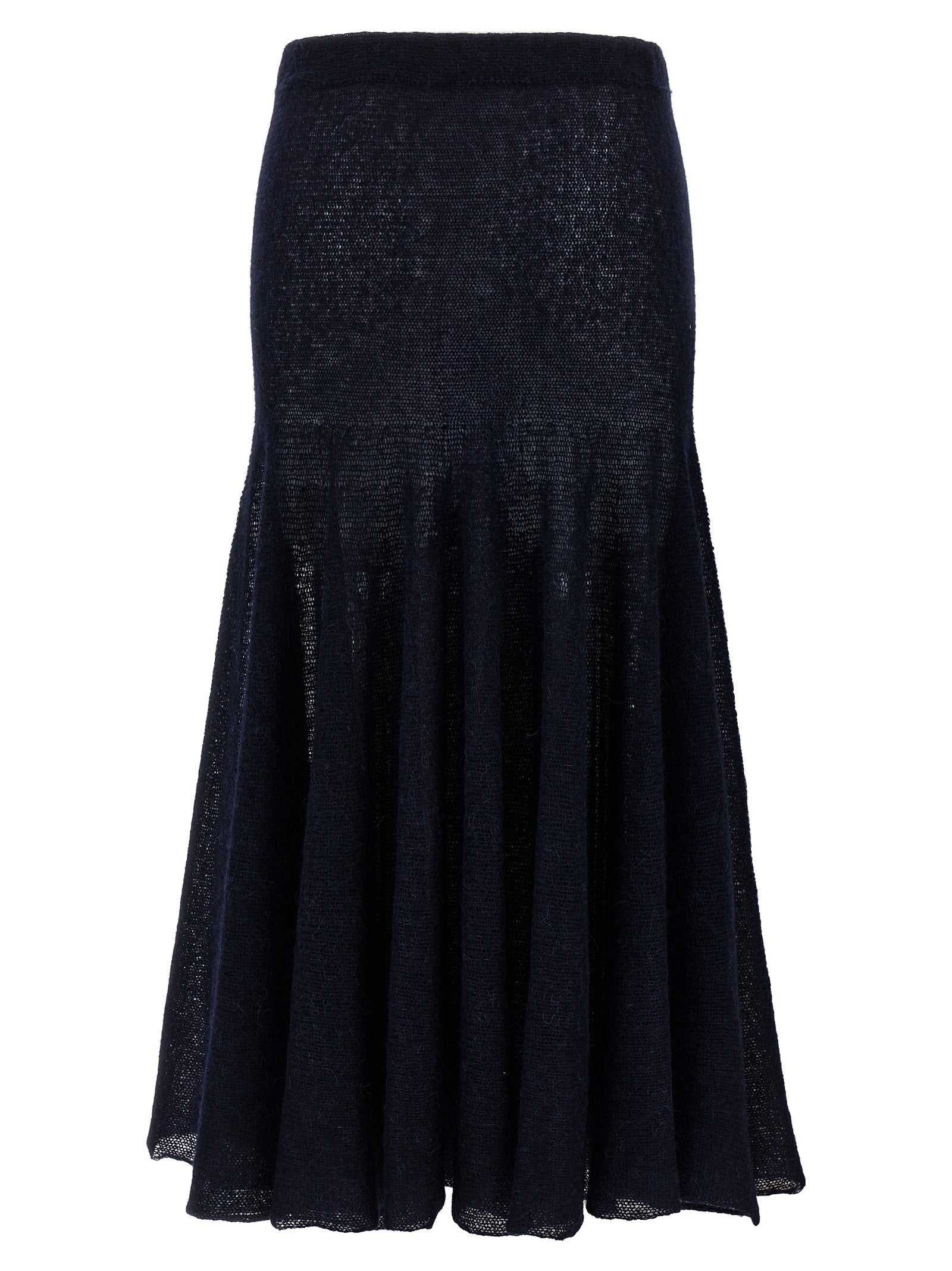 Magda Butrym Pf25 Knitwear 16 Skirt Skirt Blue