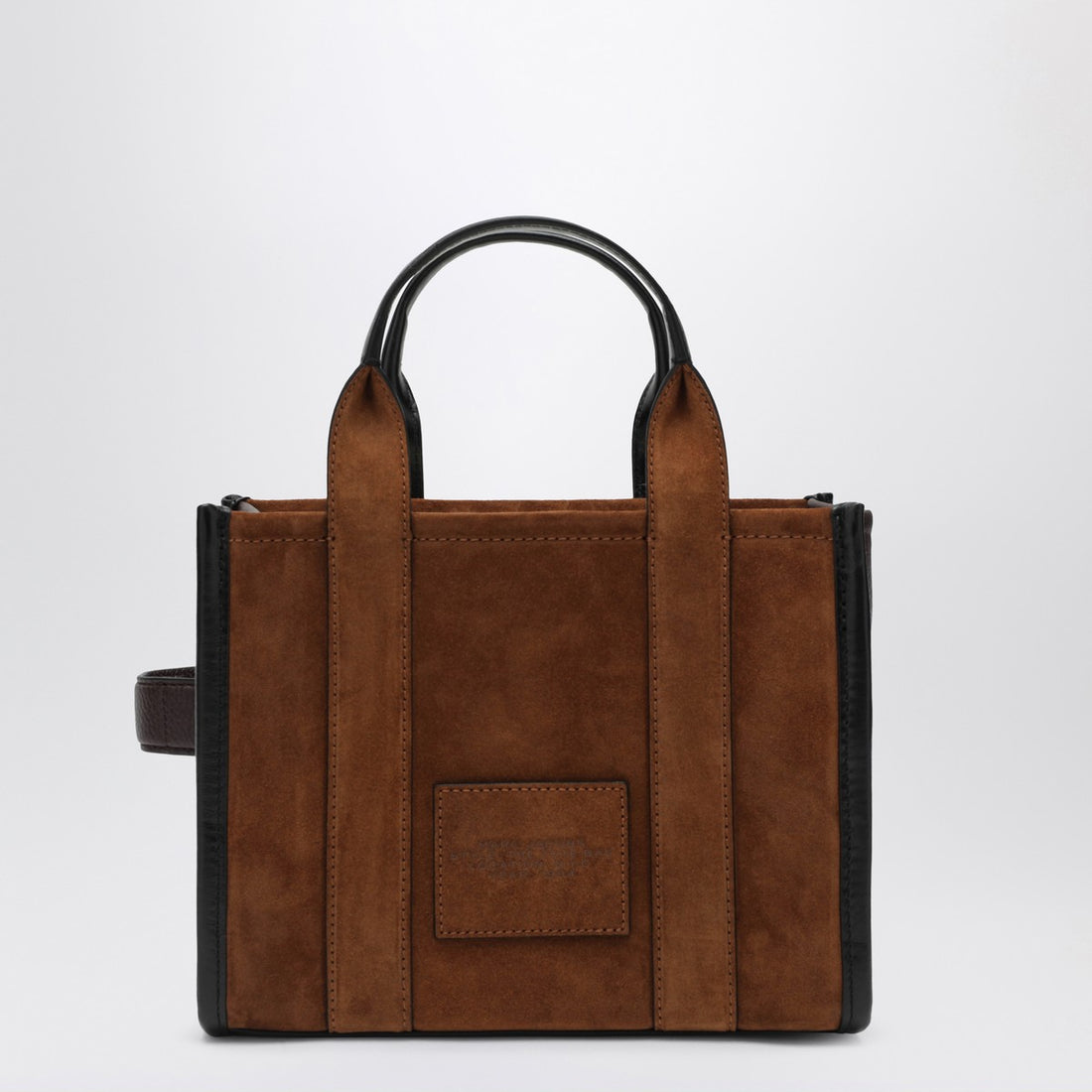 Marc Jacobs Small Copper Suede Tote Bag Brown