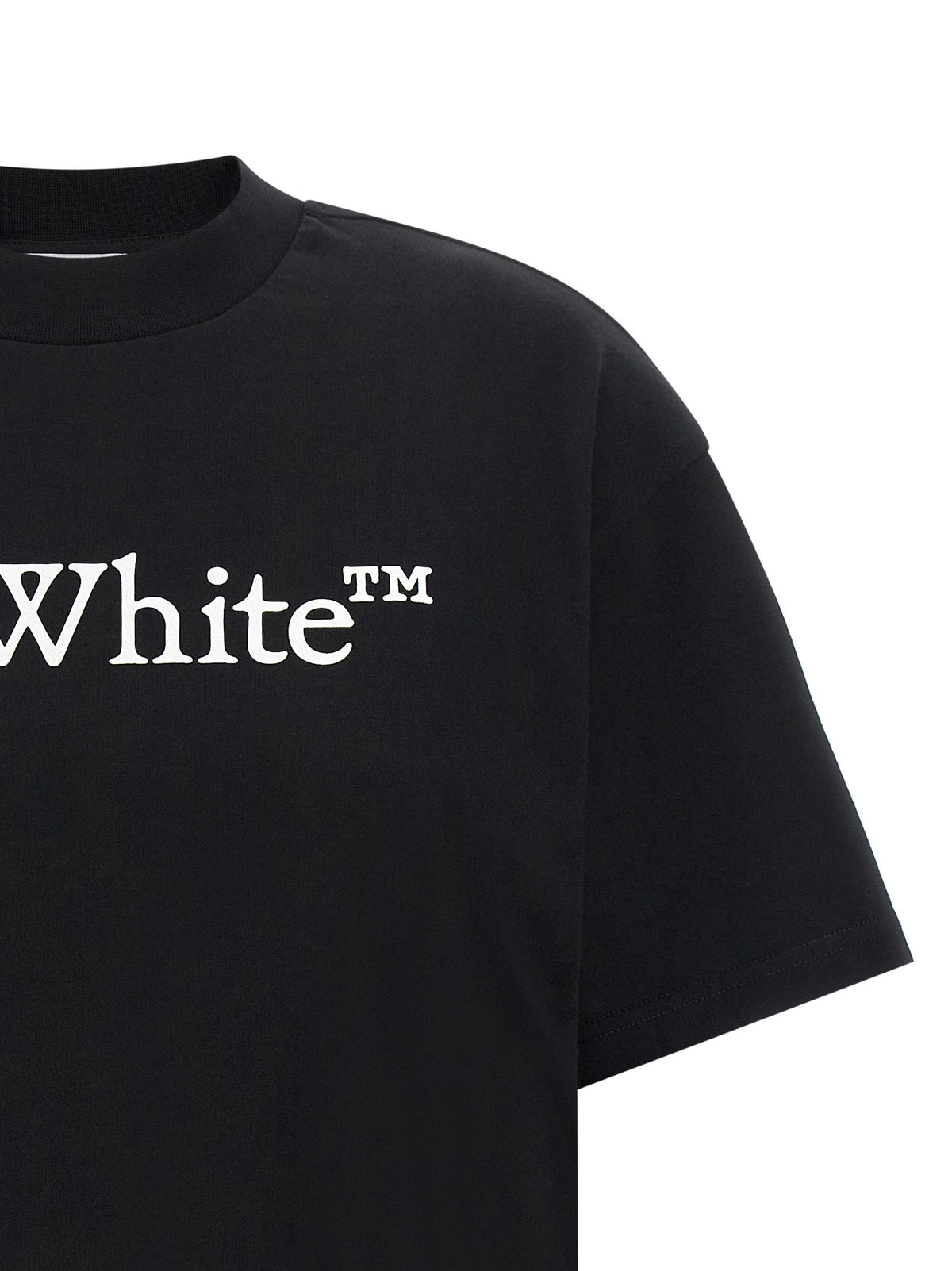 Off White Big Logo Bookish T-shirt Black