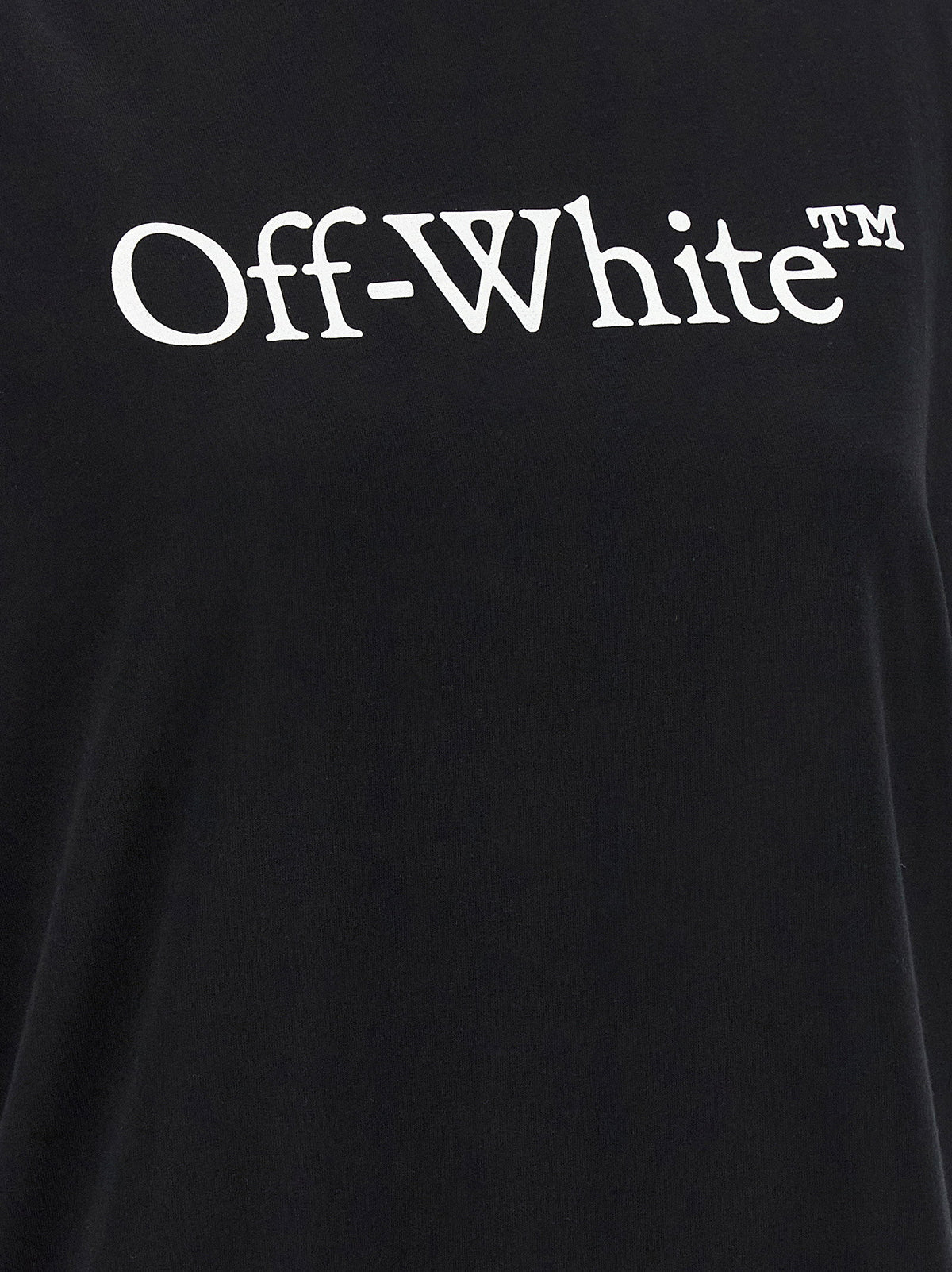 Off White Big Logo Bookish T-shirt Black