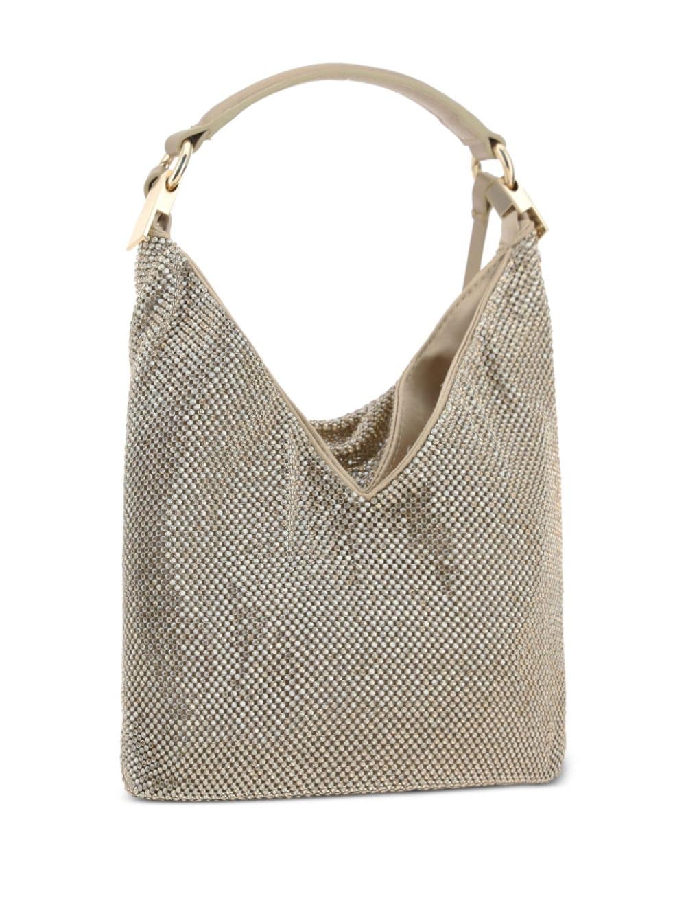 Benedetta Bruzziches Bella Ciao Crystal-Embellished Powder Shoulder Bag Powder