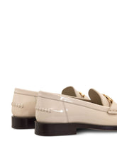 Ferragamo Salvatore Ferragamo Patent Leather Loafers Beige