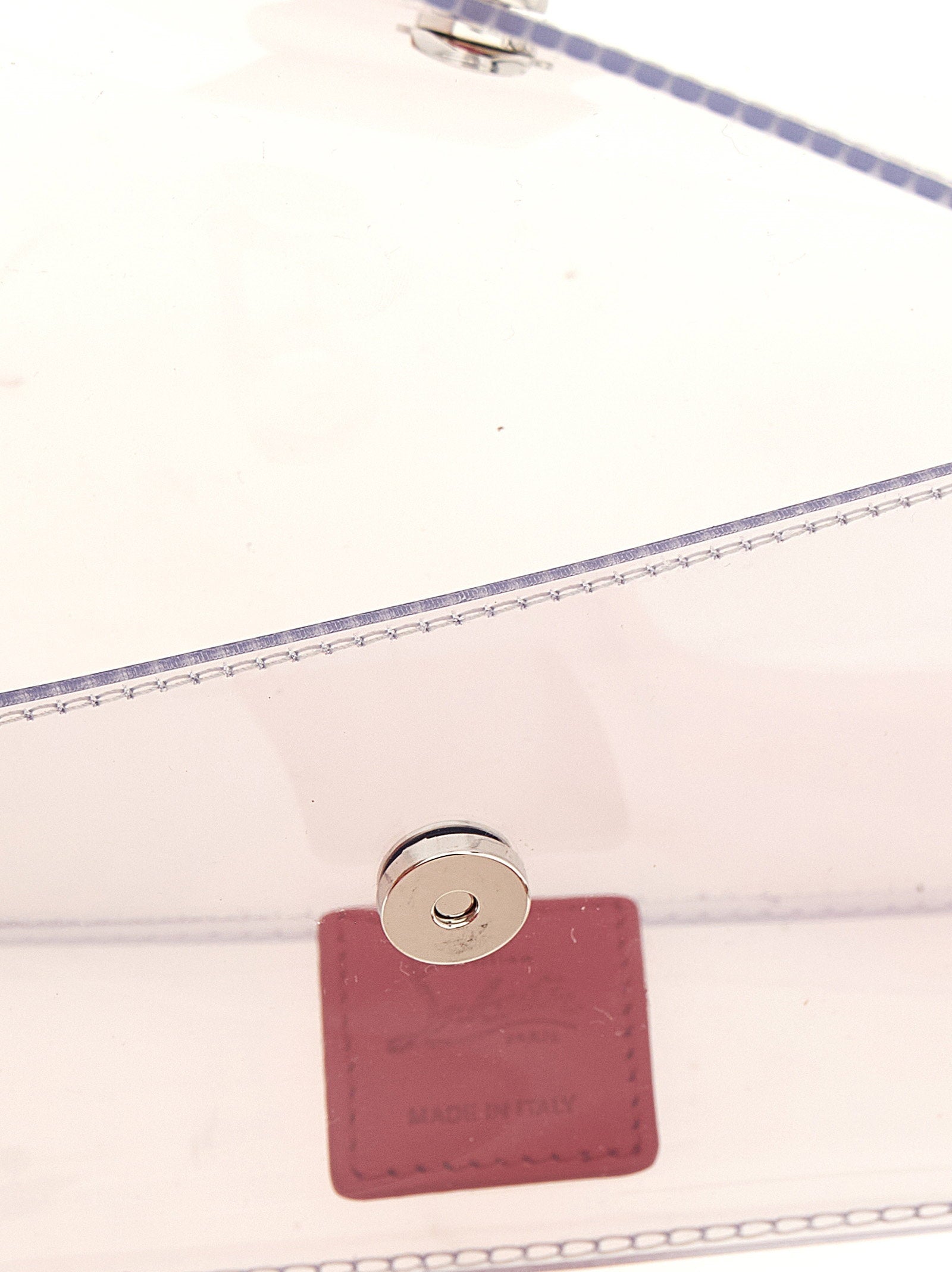 Christian Louboutin Clutch With Bettina Mini Strap Silver