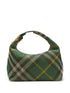 Burberry Medium Check Shoulder Bag in Green