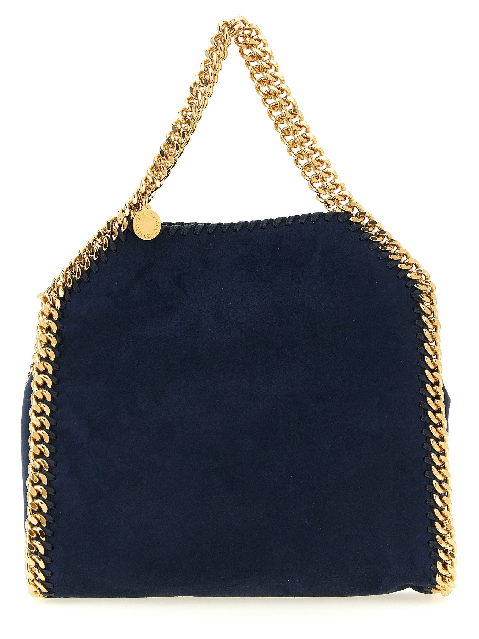 Stella Mccartney Falabella Mini Suede Shoulder Bag Blue